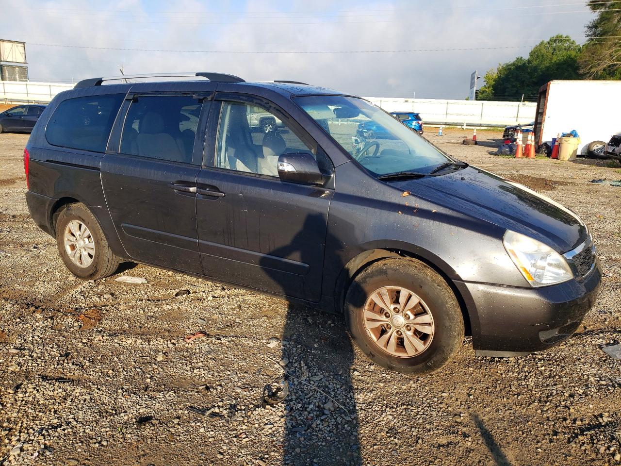 2012 Kia Sedona Lx Gray vin: KNDMG4C78C6499709