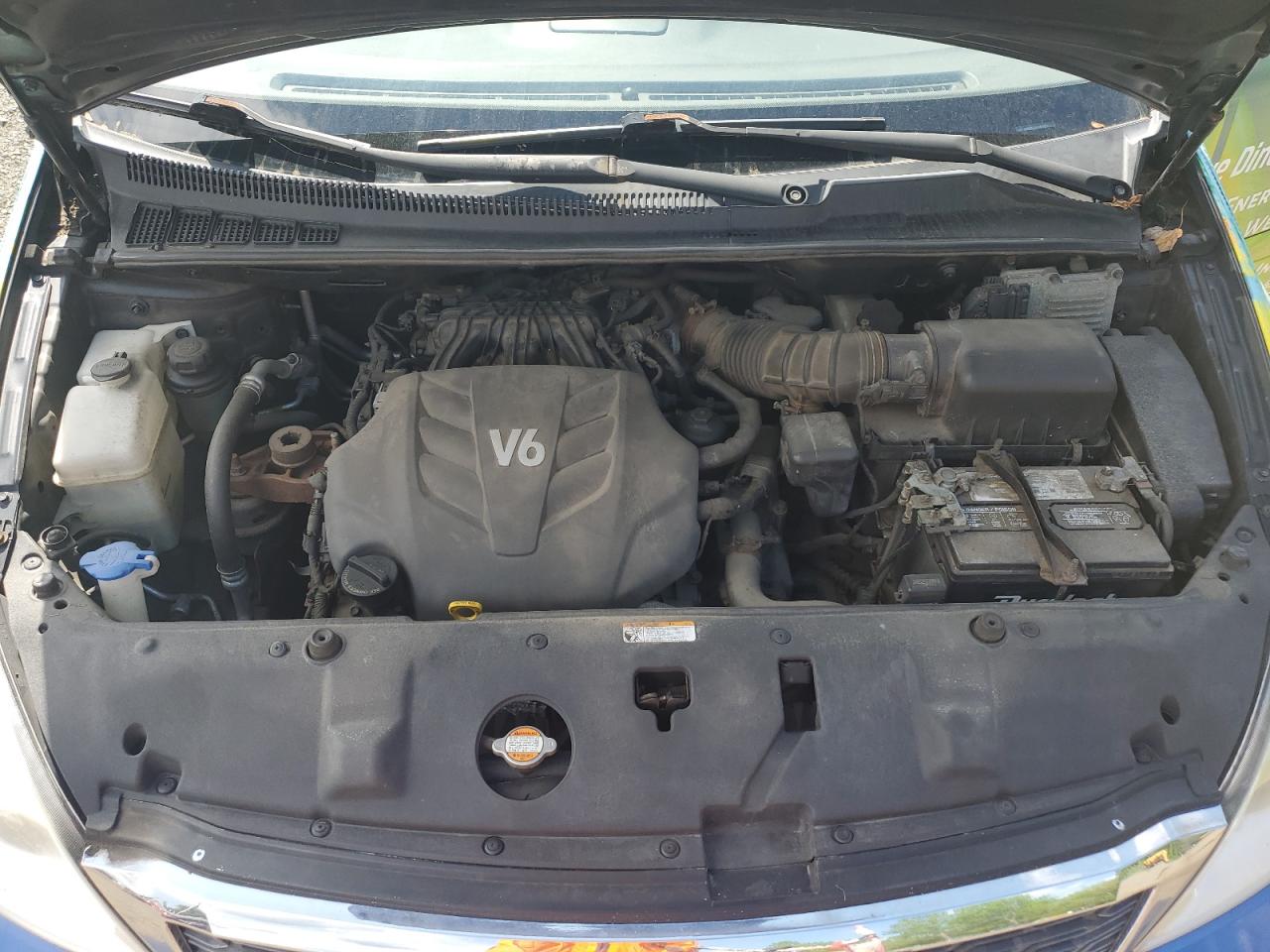 2012 Kia Sedona Lx Green vin: KNDMG4C79C6459056