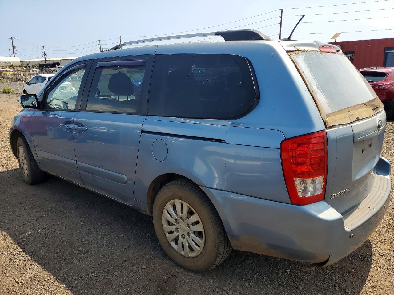 2012 Kia Sedona Lx Blue vin: KNDMG4C79C6471191