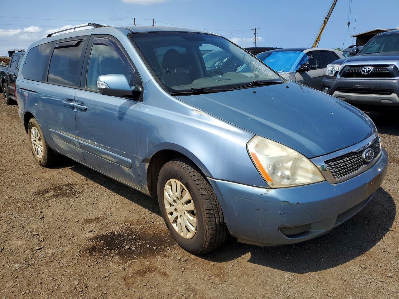 2012 Kia Sedona Lx Blue vin: KNDMG4C79C6471191