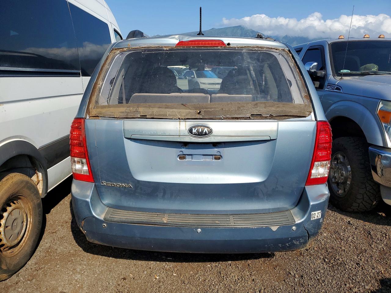 2012 Kia Sedona Lx Blue vin: KNDMG4C79C6471191