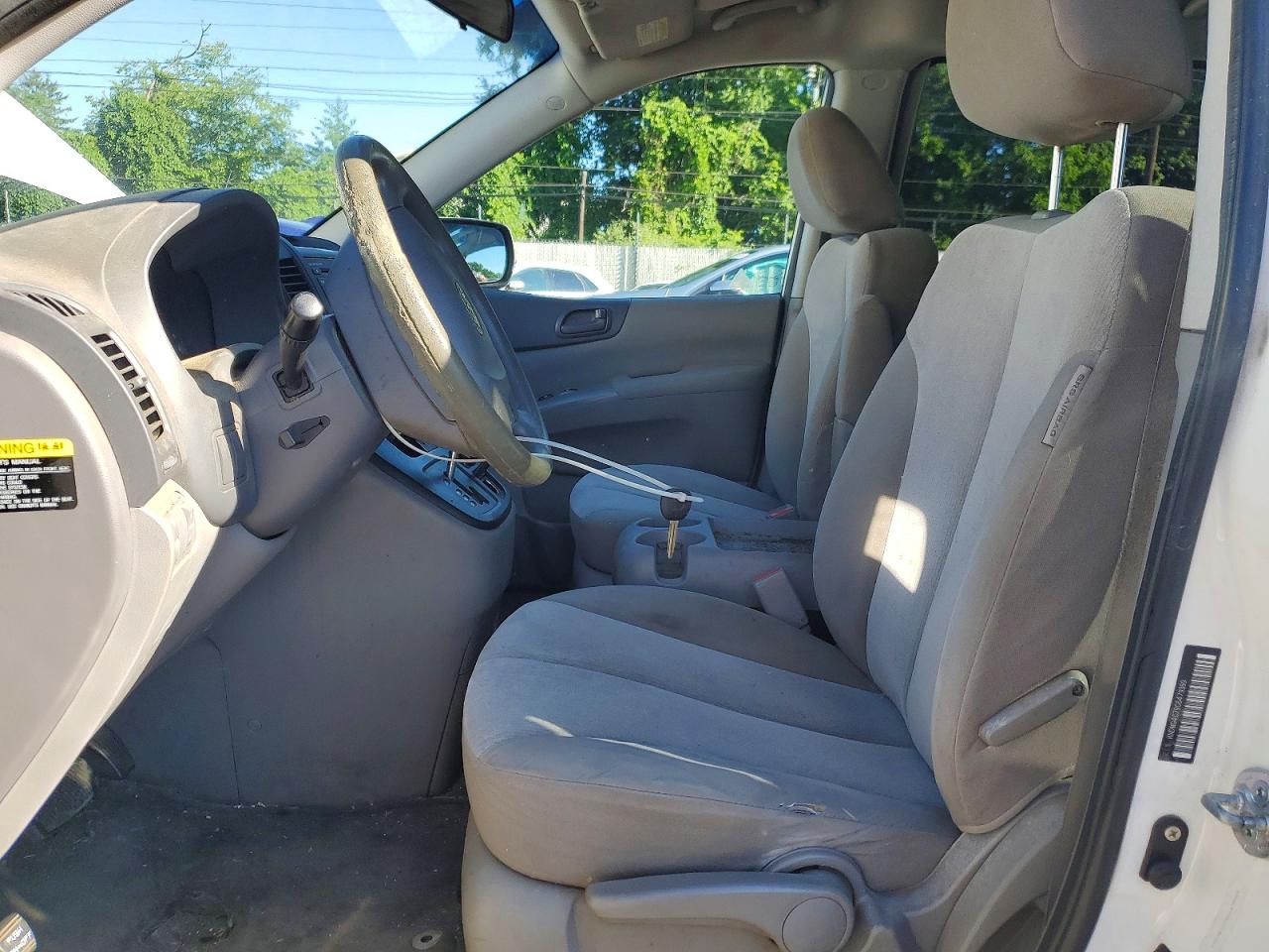 2012 Kia Sedona Lx White vin: KNDMG4C79C6479369