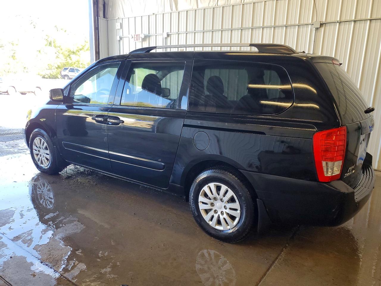 2014 Kia Sedona Lx Black vin: KNDMG4C79E6565459