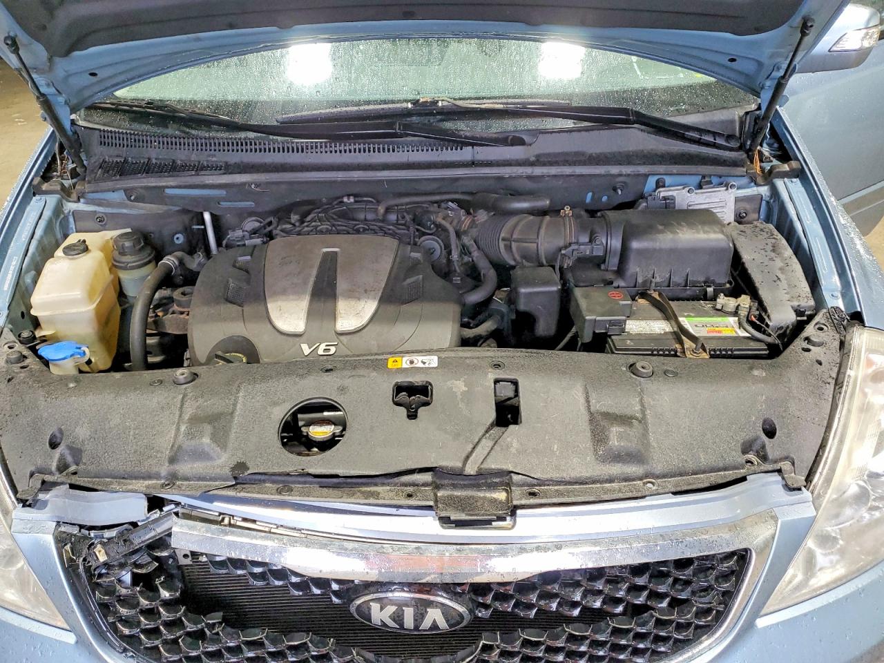 2014 Kia Sedona Lx Синий vin: KNDMG4C79E6570757