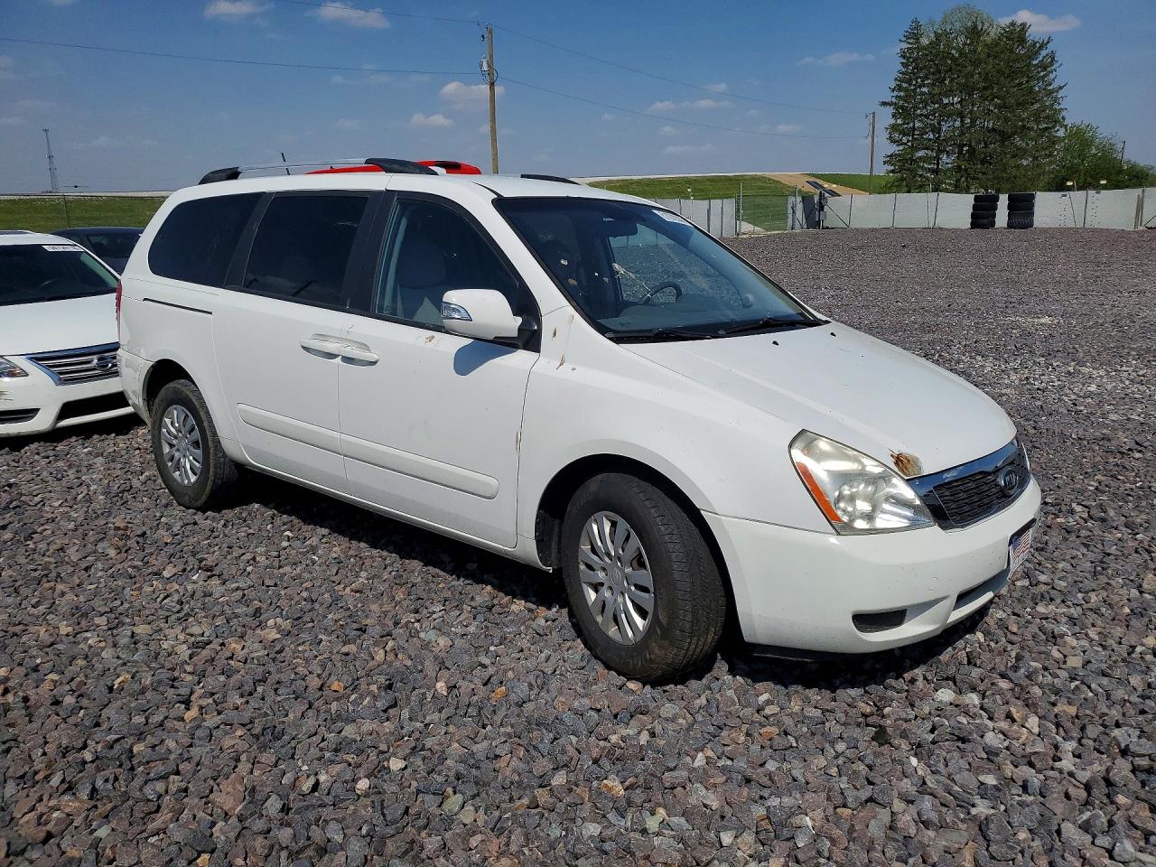 2011 Kia Sedona Lx Silver vin: KNDMG4C7XB6370109