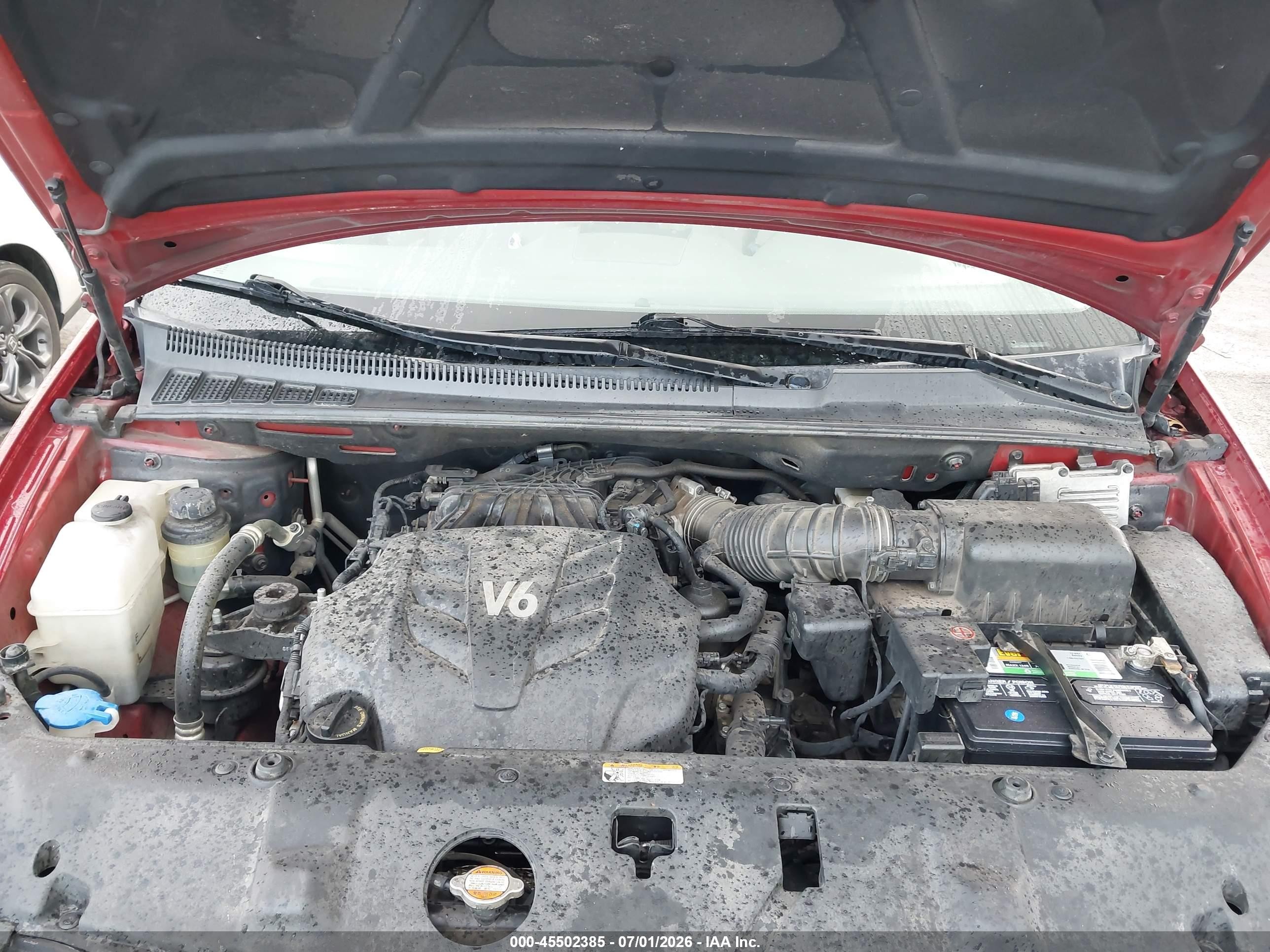 2012 Kia Sedona Lx Red vin: KNDMG4C7XC6432142