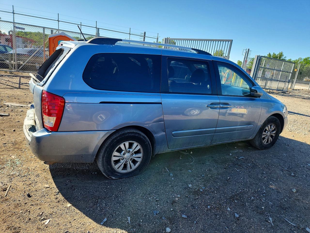 2012 Kia Sedona Lx Синий vin: KNDMG4C7XC6440502