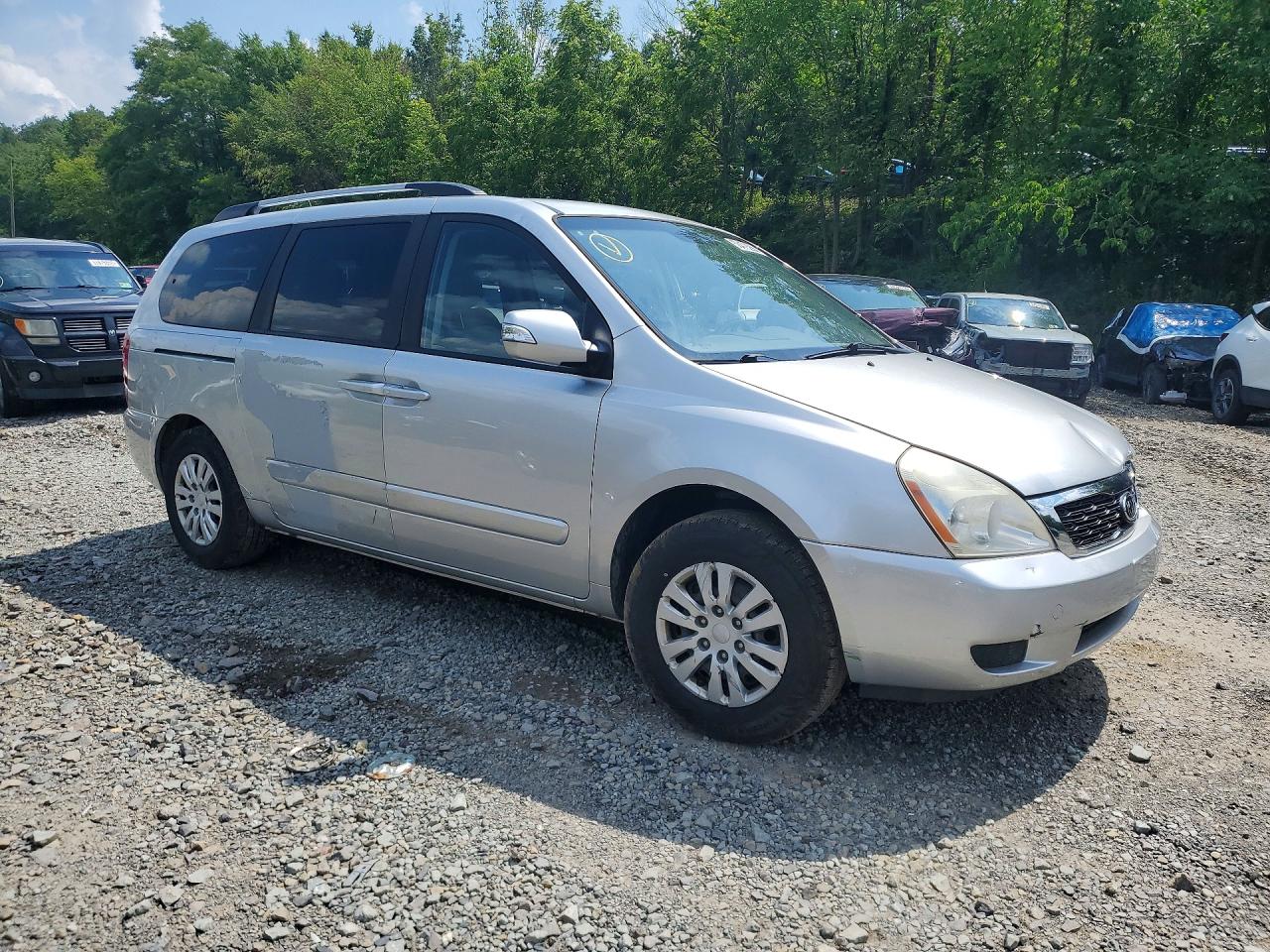2012 Kia Sedona Lx Two Tone vin: KNDMG4C7XC6502545