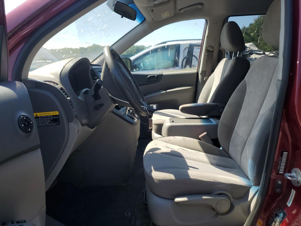 2014 Kia Sedona Lx Burgundy vin: KNDMG4C7XE6577779