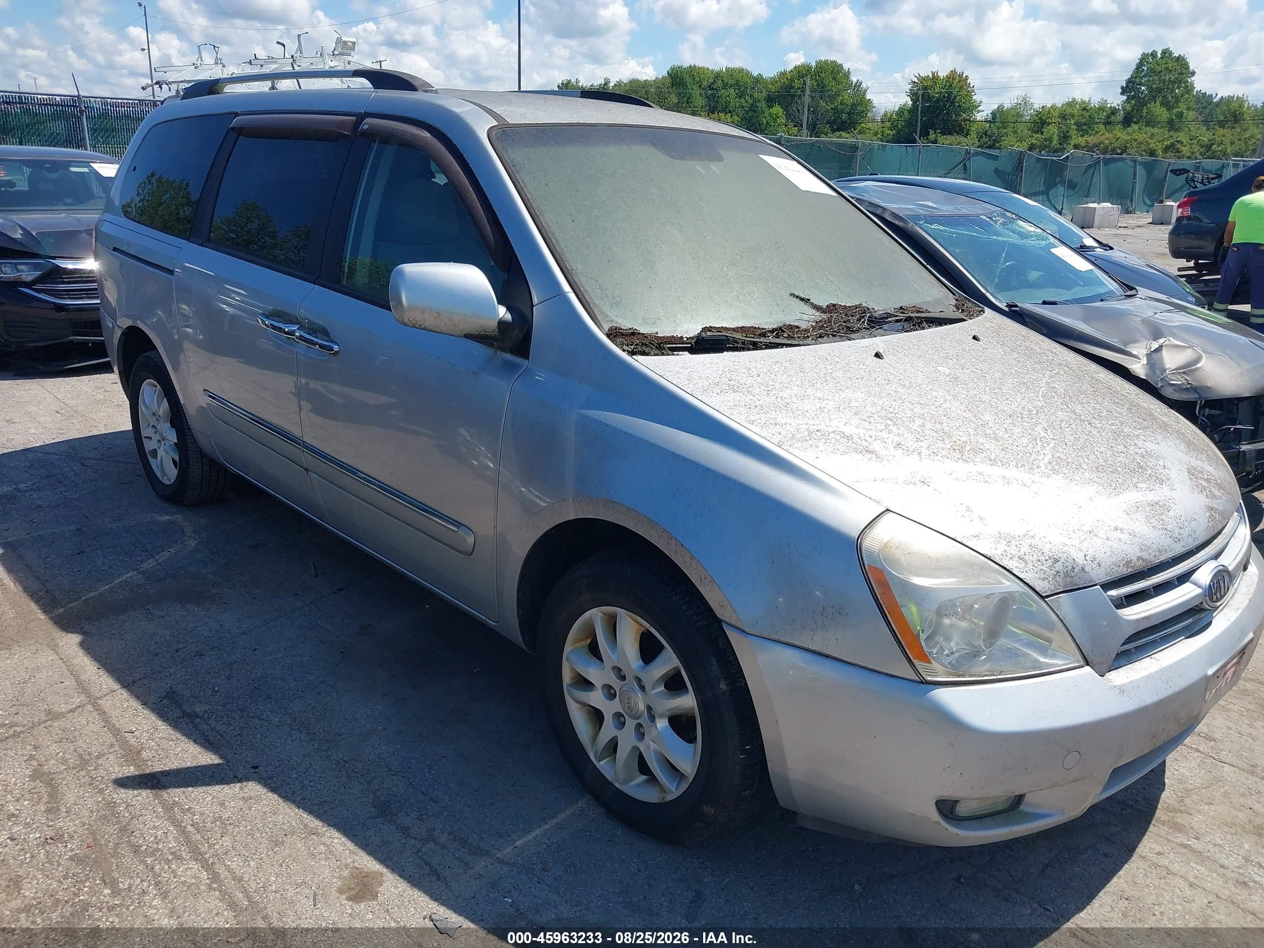 2010 Kia Sedona Ex Gray vin: KNDMH4C31A6326699