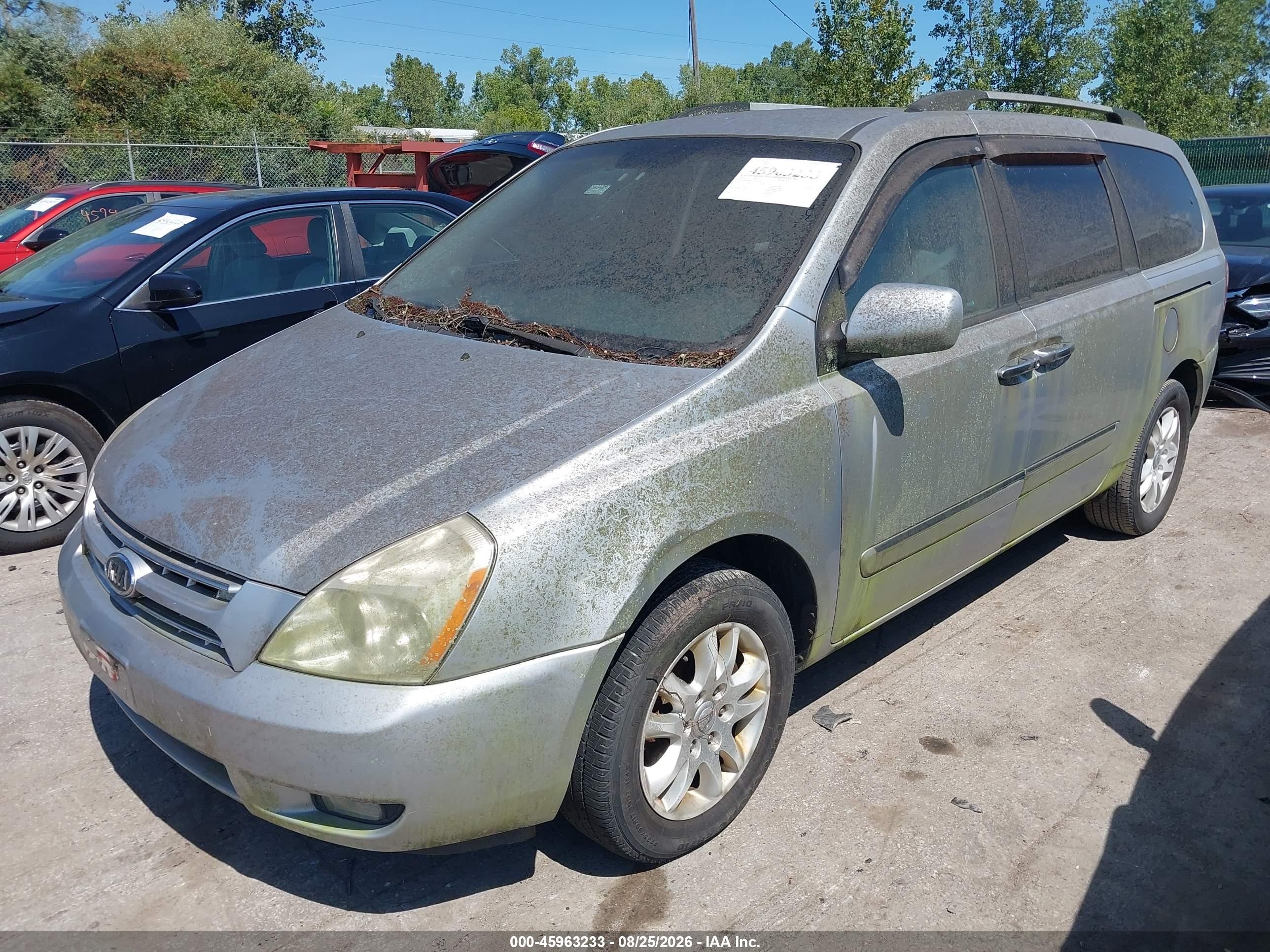 2010 Kia Sedona Ex Gray vin: KNDMH4C31A6326699
