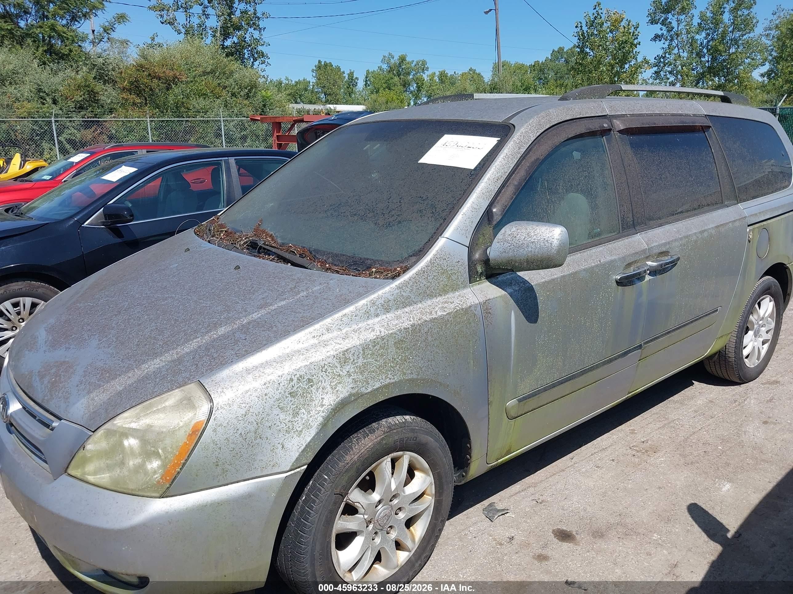 2010 Kia Sedona Ex Gray vin: KNDMH4C31A6326699