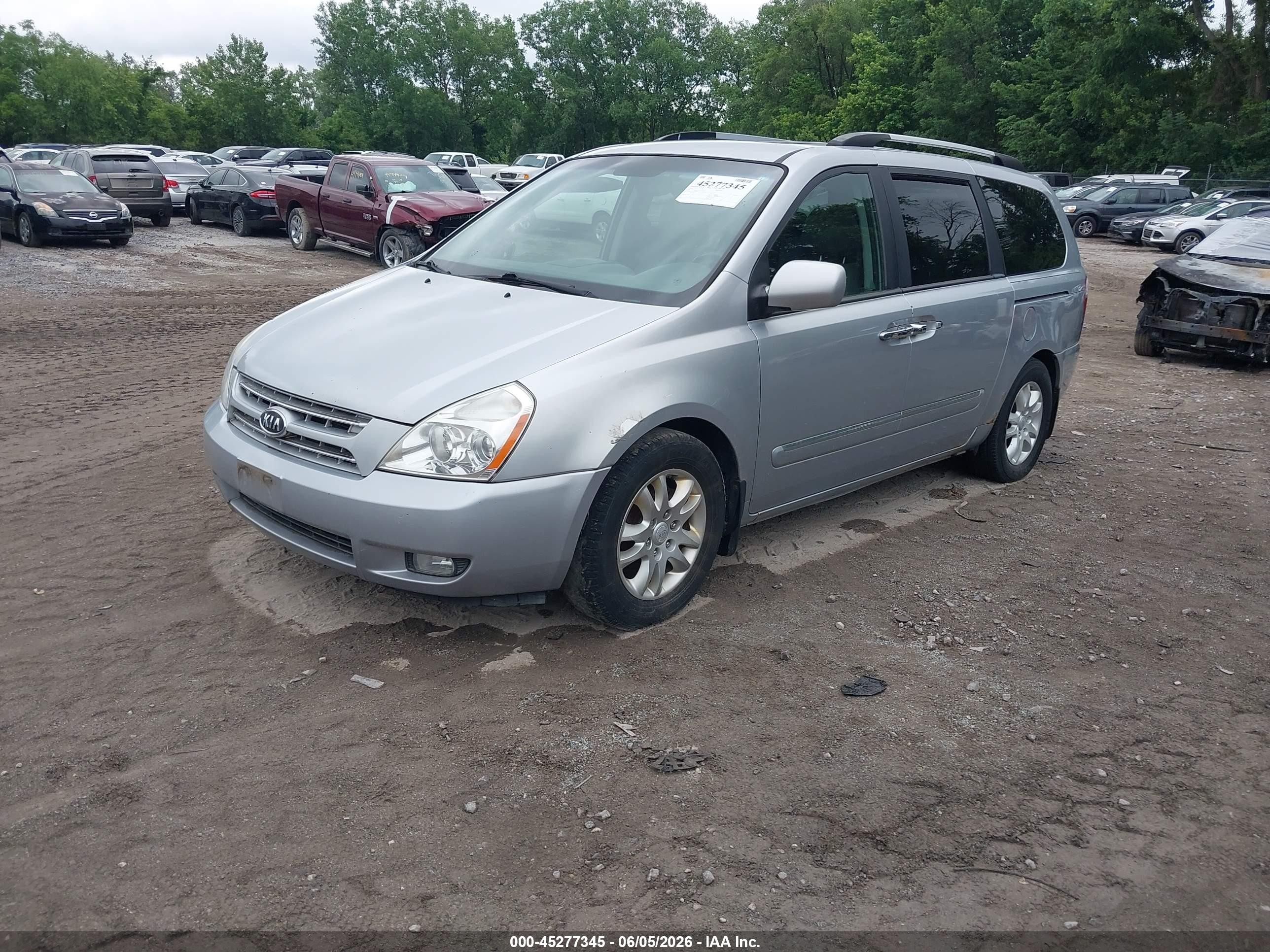 2010 Kia Sedona Ex Серебряный vin: KNDMH4C33A6337316