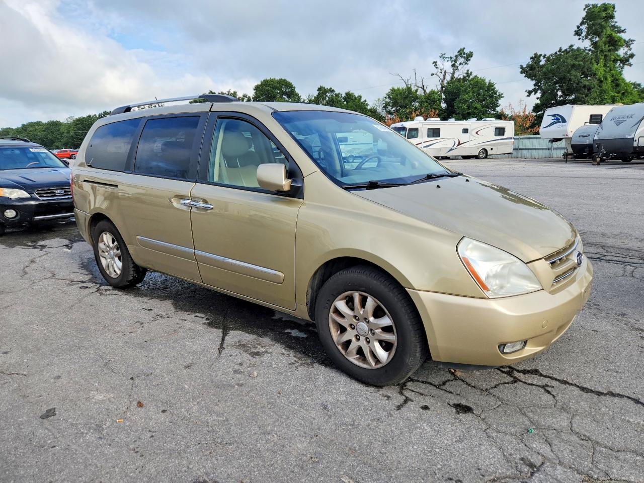 2010 Kia Sedona Ex Gold vin: KNDMH4C36A6330425