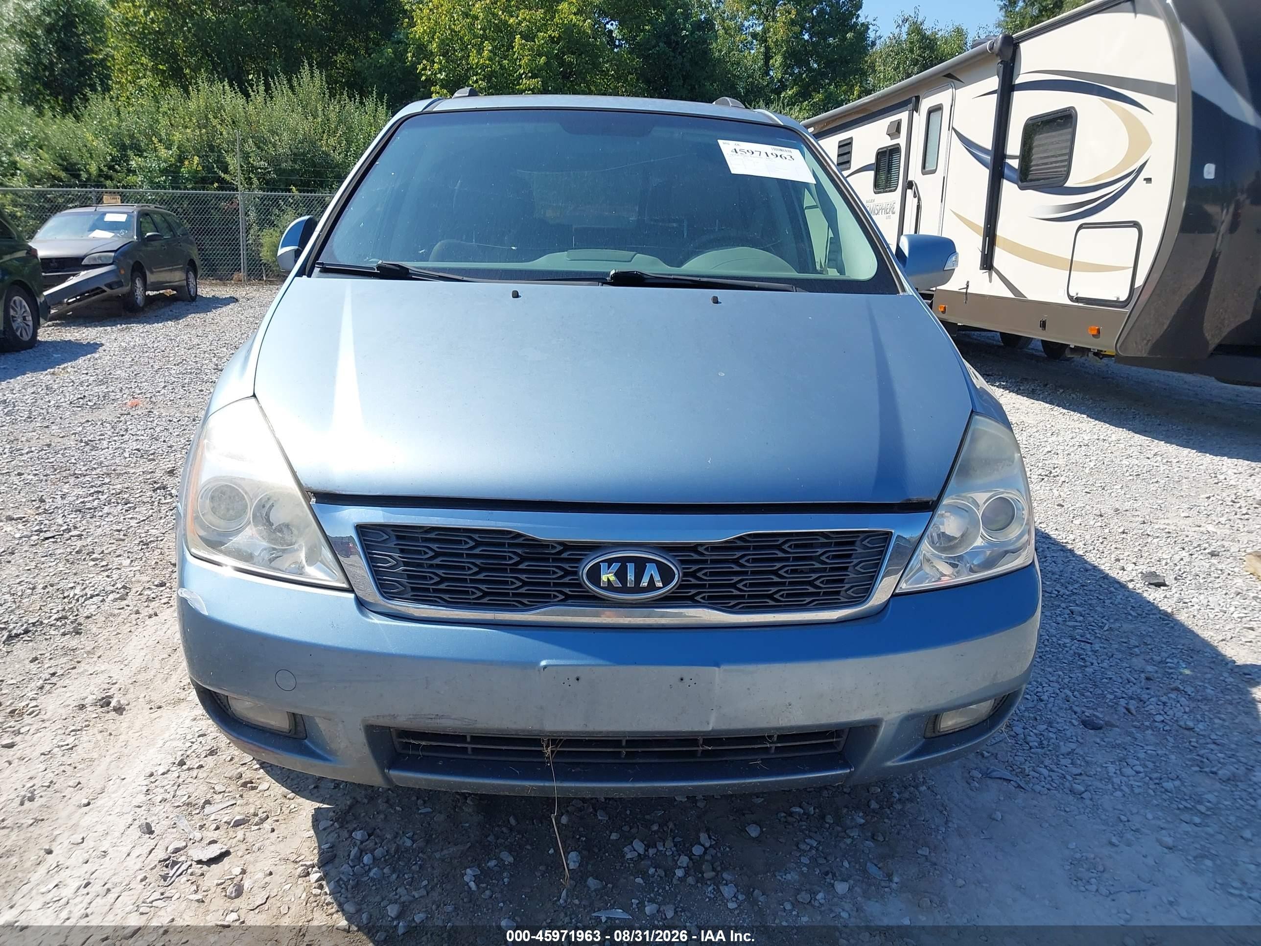 2012 Kia Sedona Ex Blue vin: KNDMH4C70C6420627