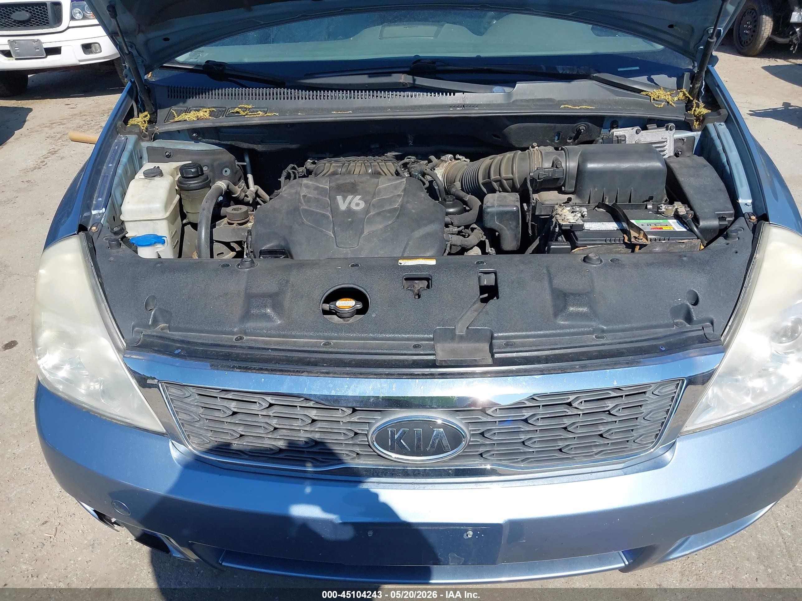 2012 Kia Sedona Ex Blue vin: KNDMH4C71C6422595
