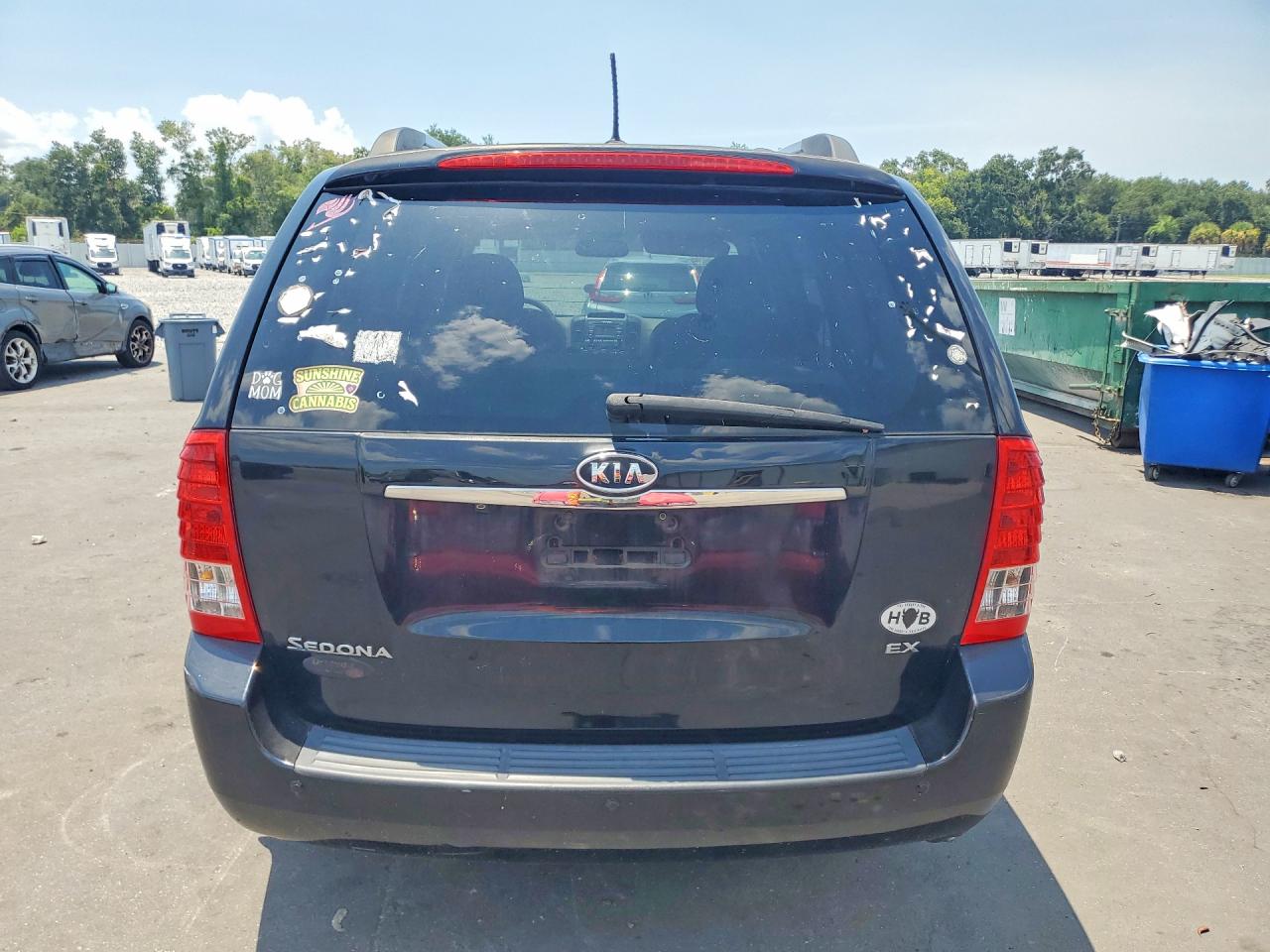 2012 Kia Sedona Ex Black vin: KNDMH4C71C6454897