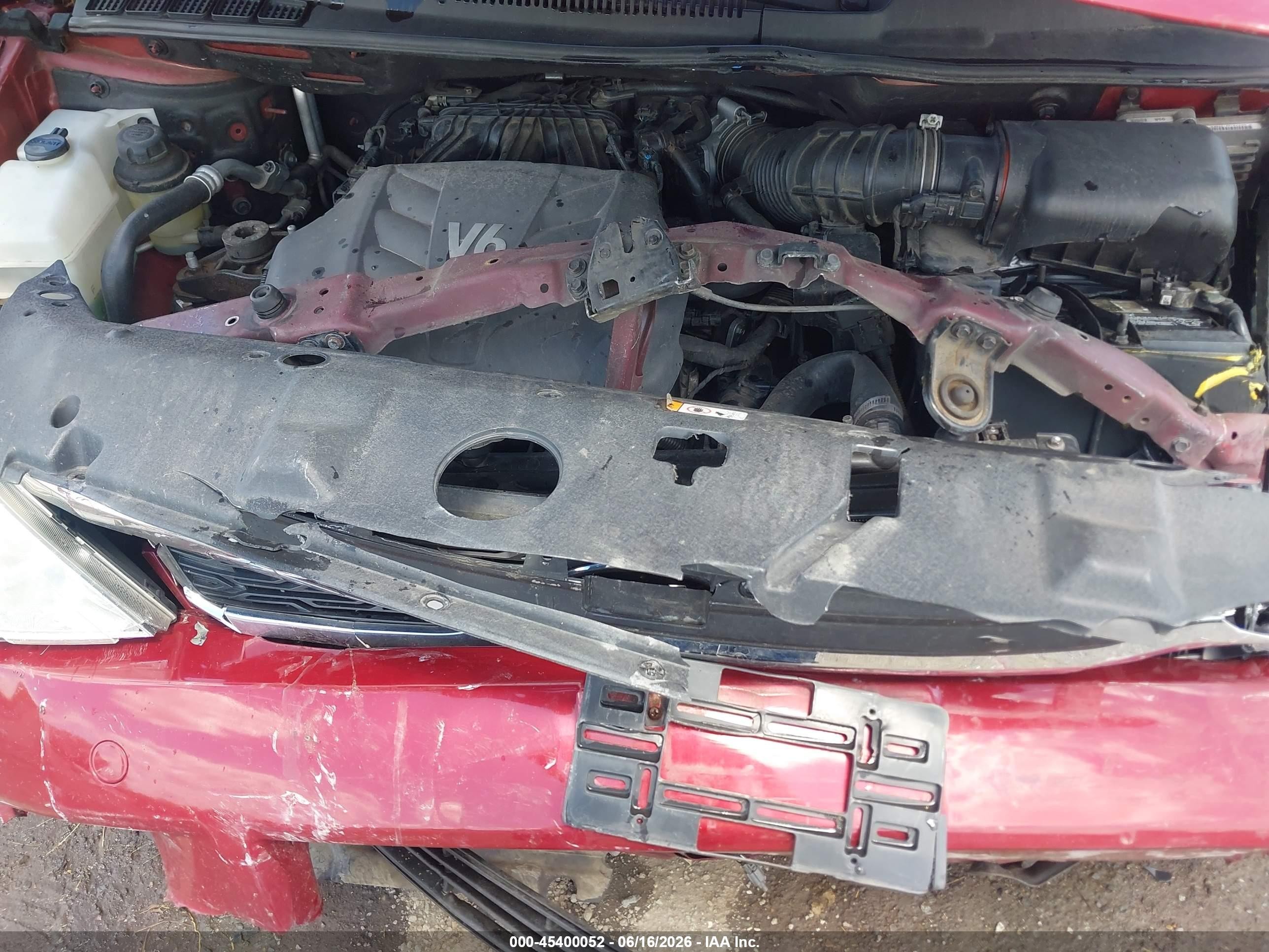 2012 Kia Sedona Ex Красный vin: KNDMH4C71C6468900
