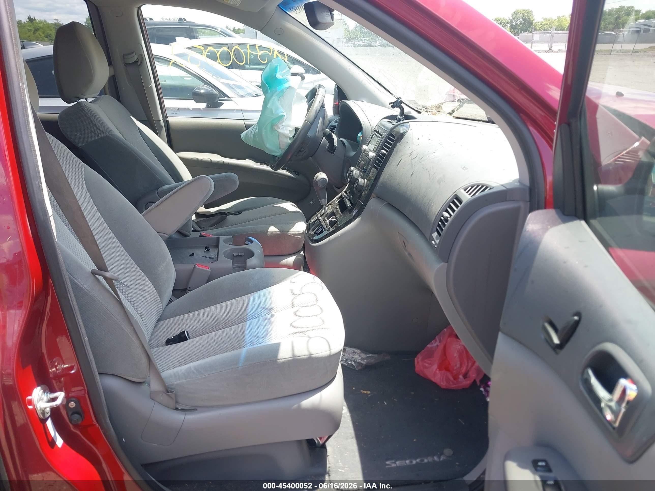 2012 Kia Sedona Ex Красный vin: KNDMH4C71C6468900