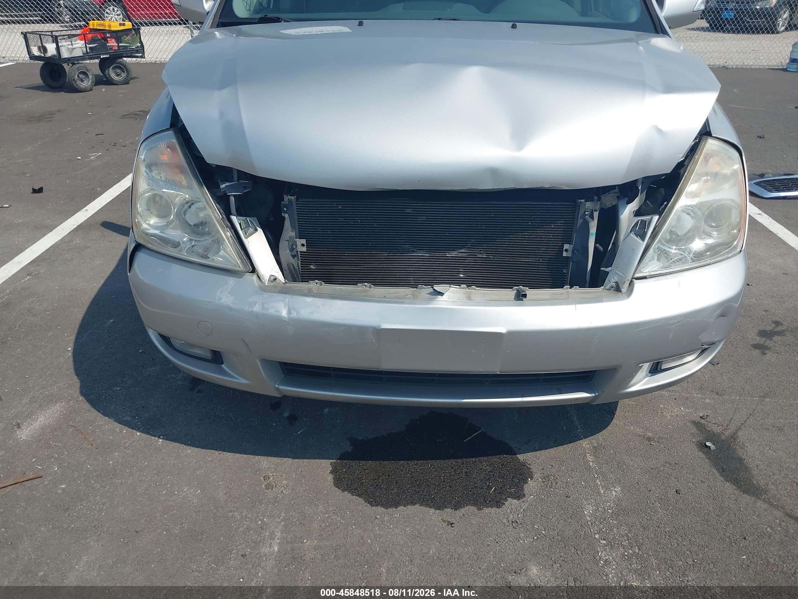 2012 Kia Sedona Ex Silver vin: KNDMH4C73C6501444