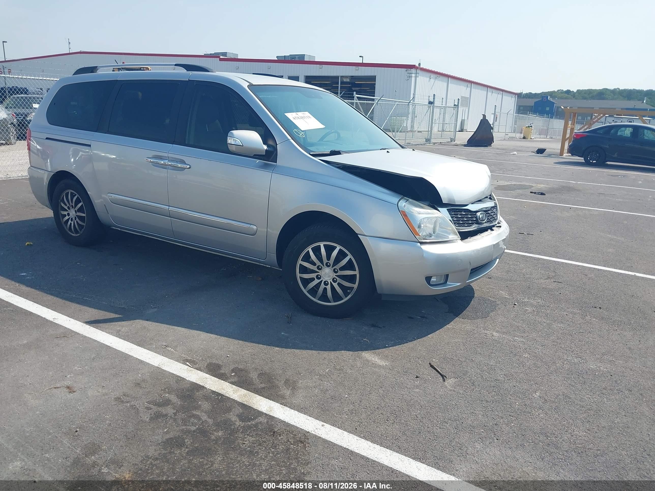 2012 Kia Sedona Ex Silver vin: KNDMH4C73C6501444