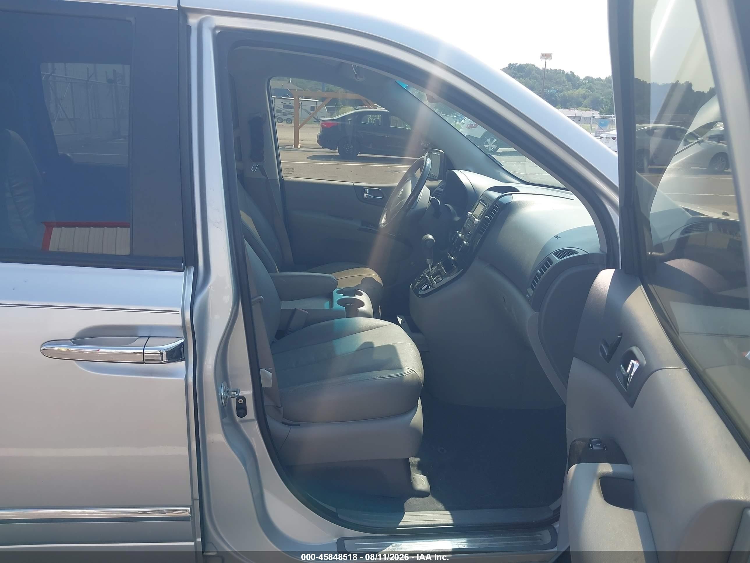 2012 Kia Sedona Ex Silver vin: KNDMH4C73C6501444