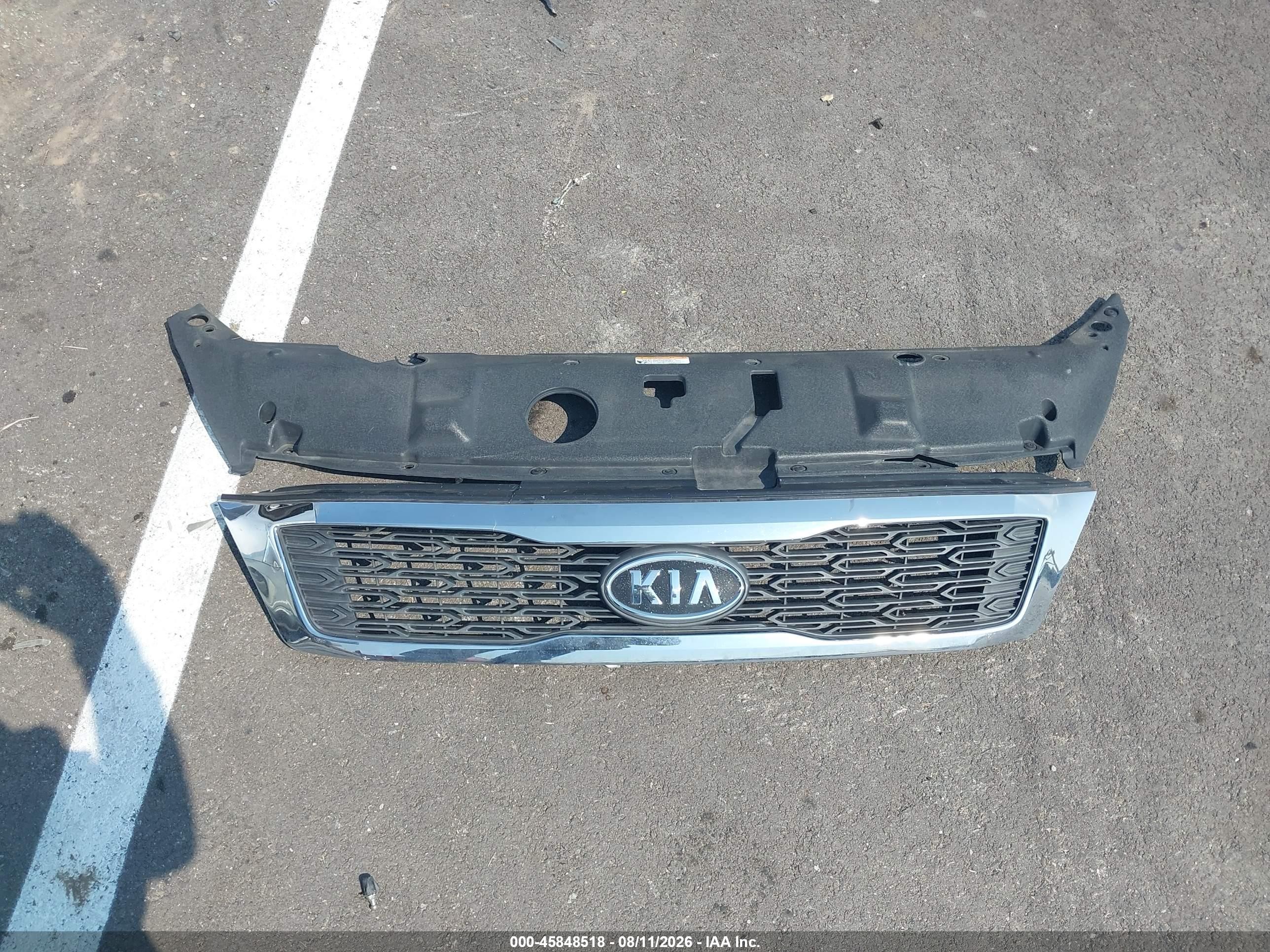 2012 Kia Sedona Ex Silver vin: KNDMH4C73C6501444