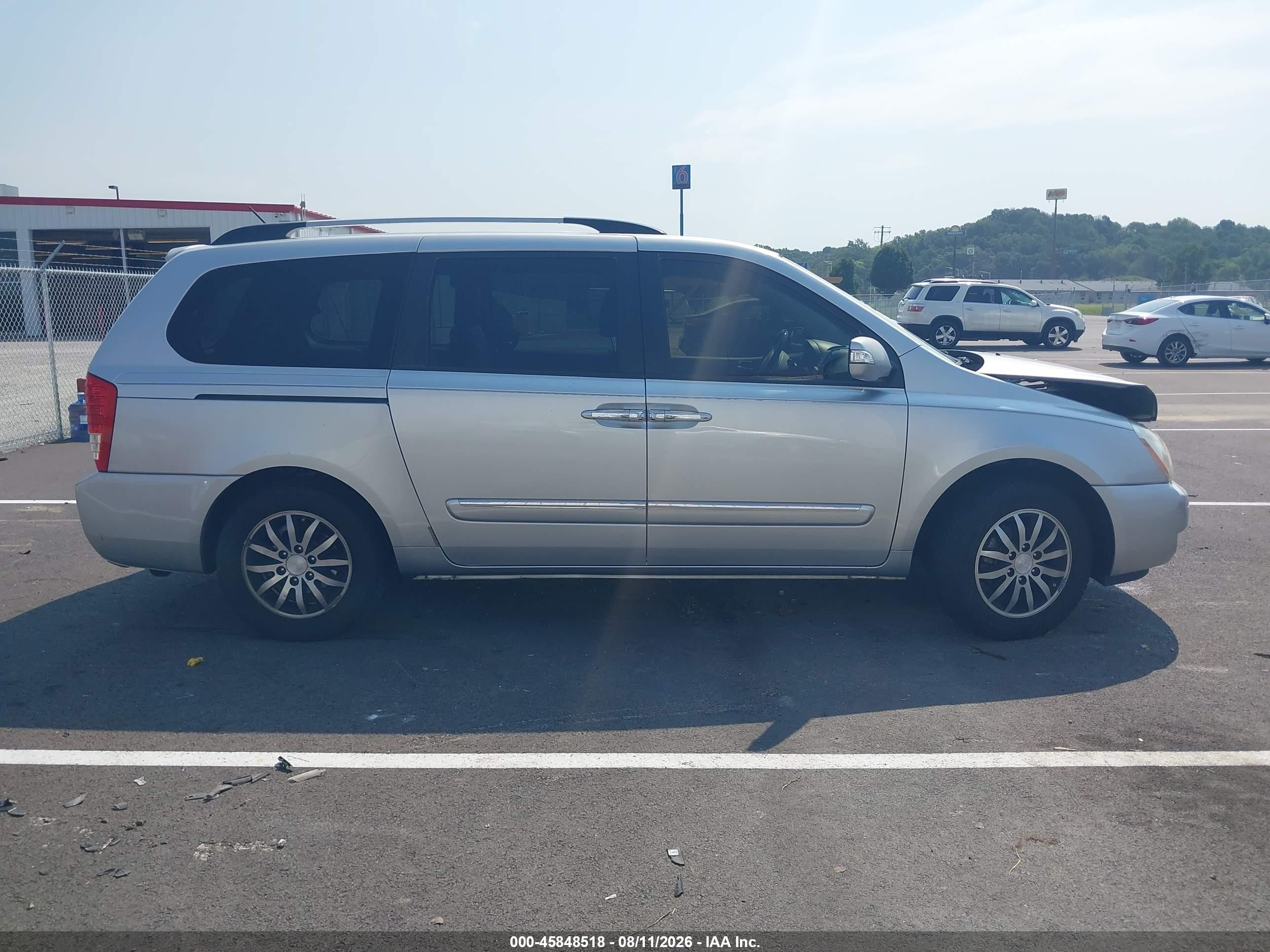 2012 Kia Sedona Ex Silver vin: KNDMH4C73C6501444