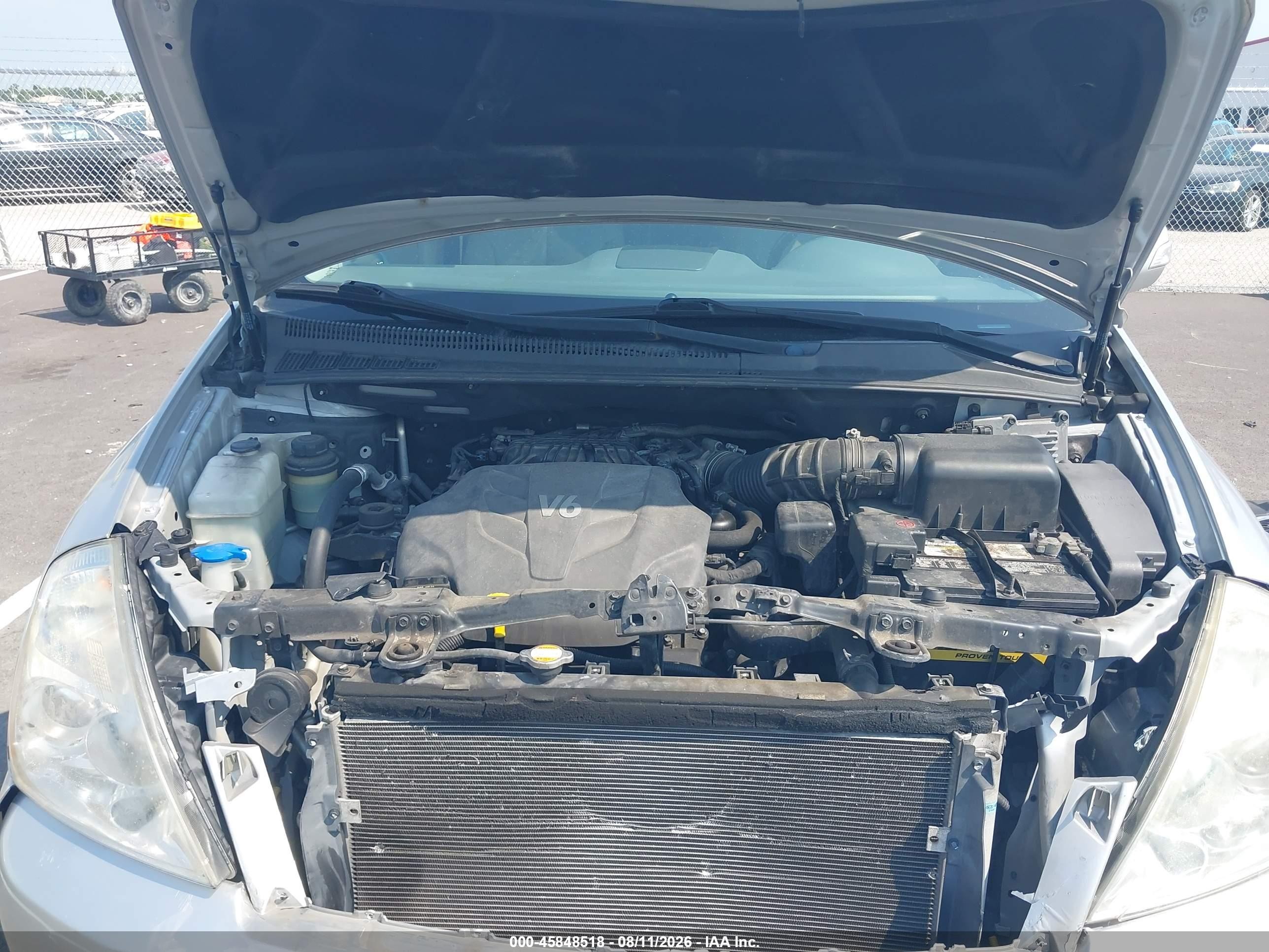 2012 Kia Sedona Ex Silver vin: KNDMH4C73C6501444