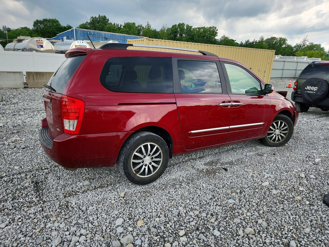 2012 Kia Sedona Ex Red vin: KNDMH4C73C6503050