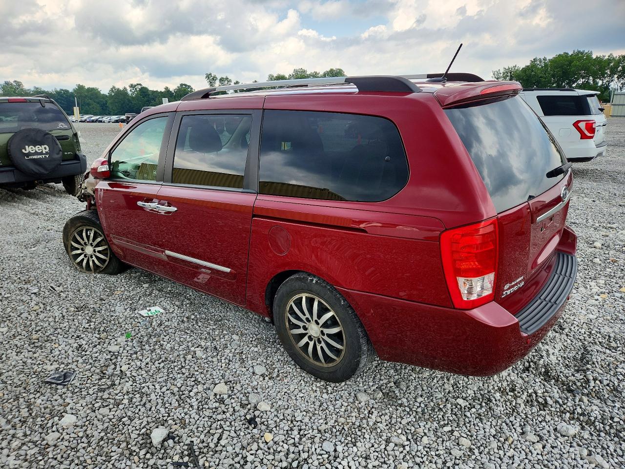 2012 Kia Sedona Ex Red vin: KNDMH4C73C6503050