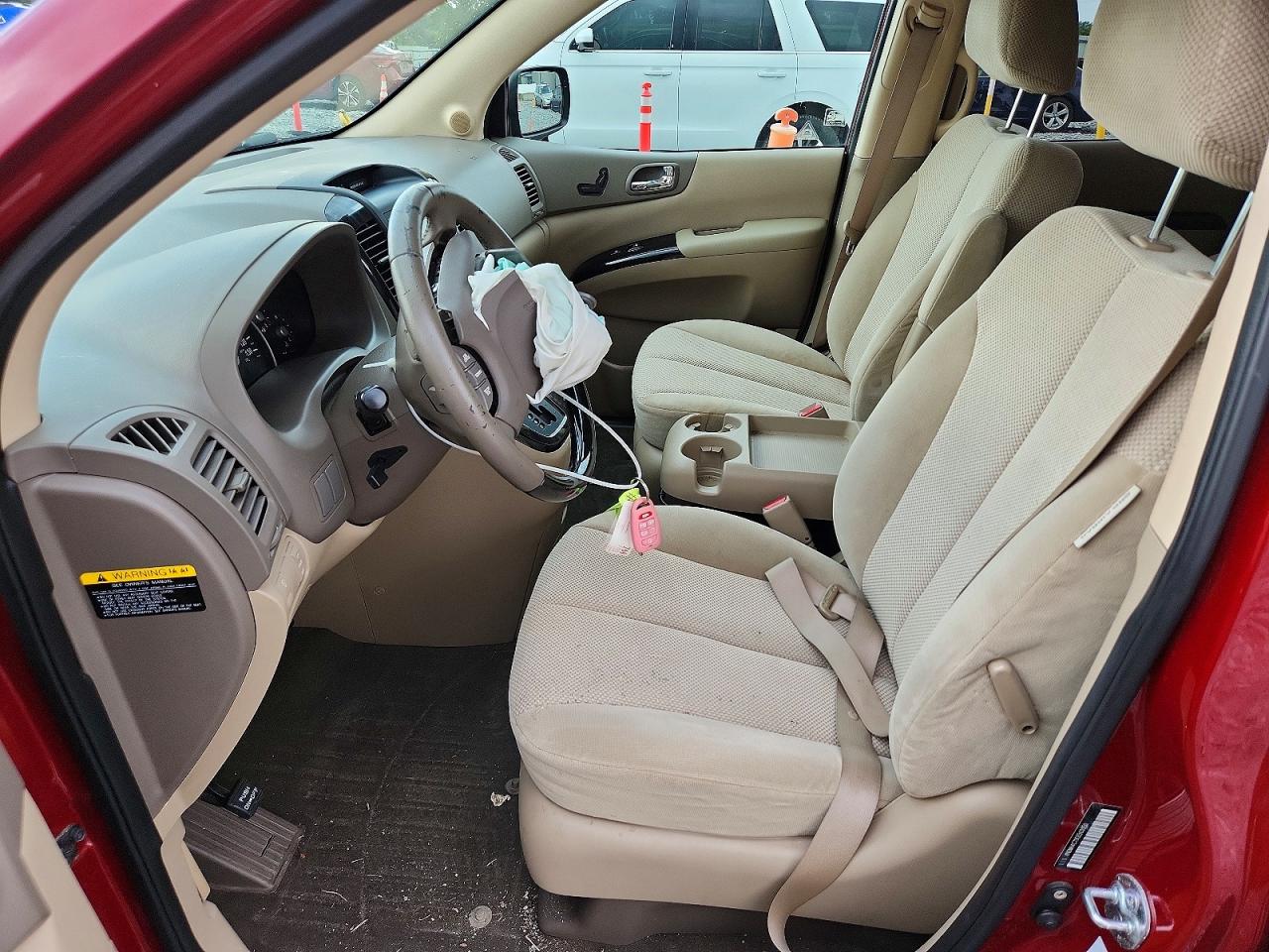 2012 Kia Sedona Ex Red vin: KNDMH4C73C6503050