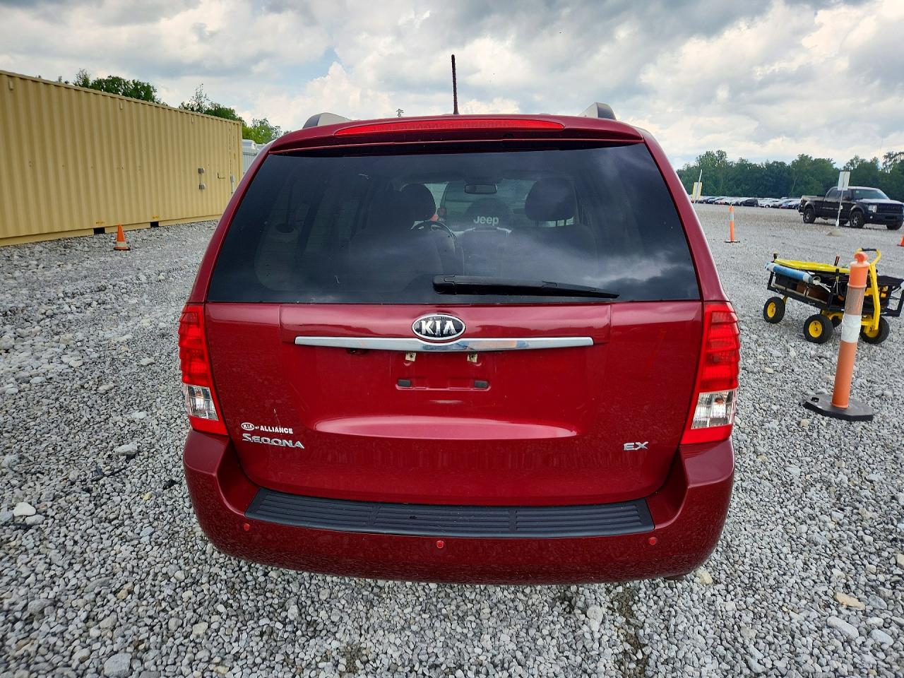 2012 Kia Sedona Ex Red vin: KNDMH4C73C6503050