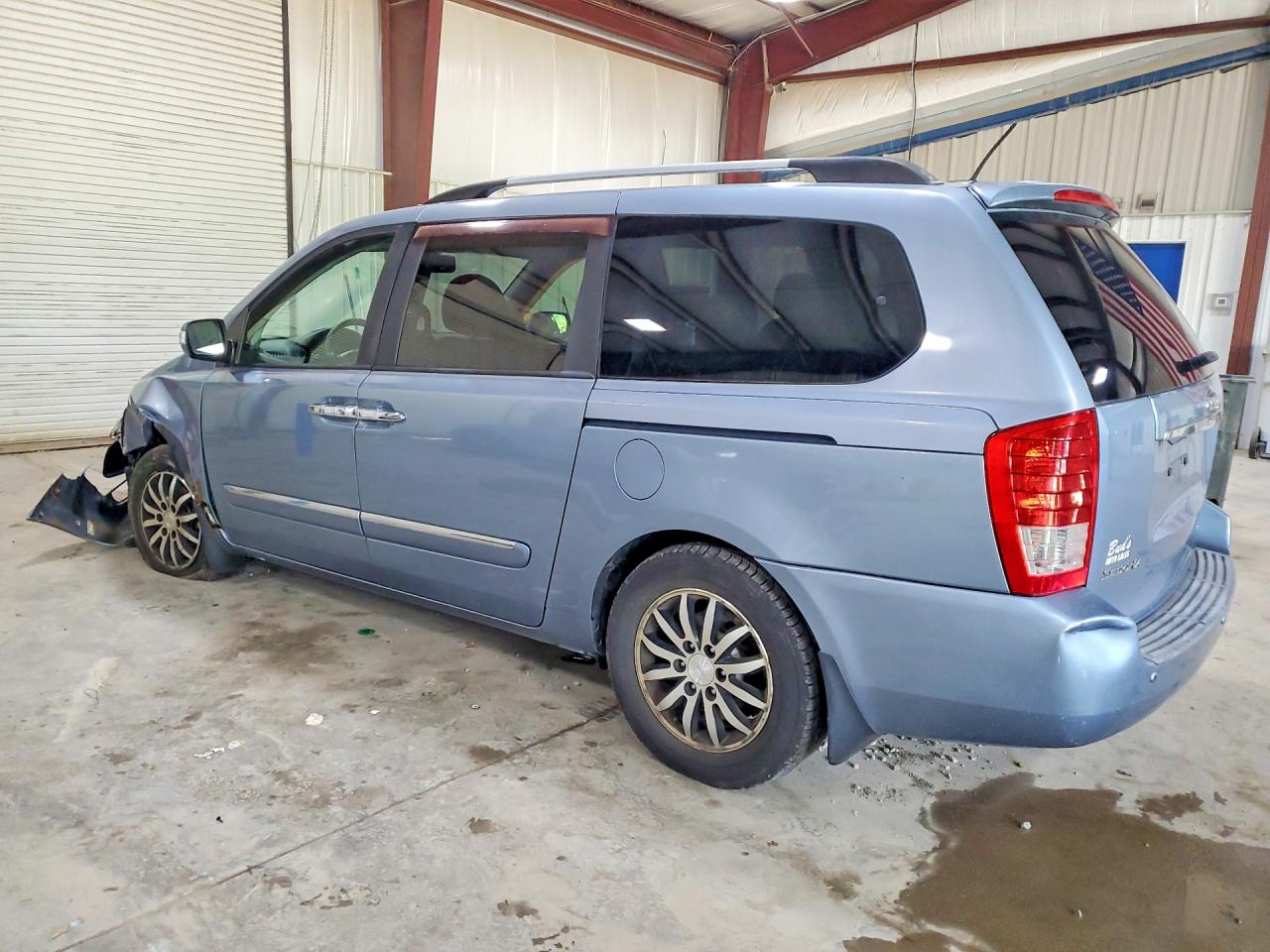 2011 Kia Sedona Ex Синий vin: KNDMH4C74B6393284
