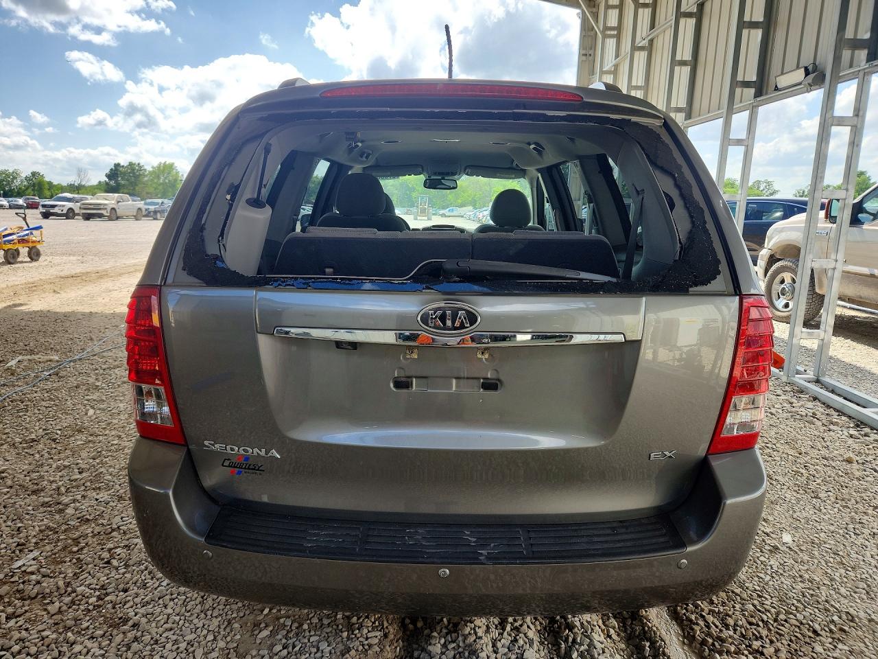 2012 Kia Sedona Ex Gray vin: KNDMH4C74C6427158