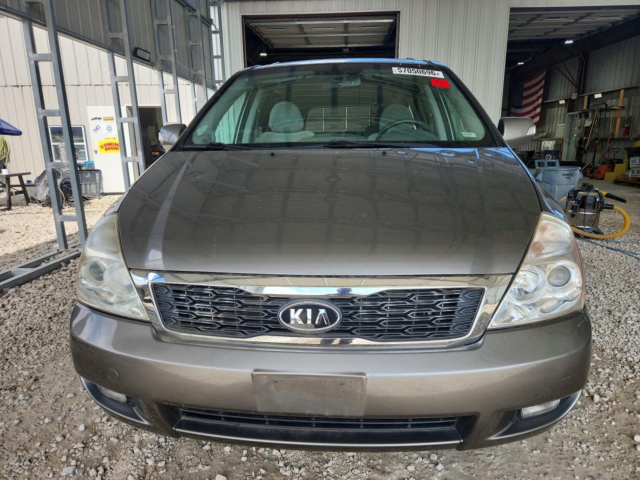 2012 Kia Sedona Ex Gray vin: KNDMH4C74C6427158