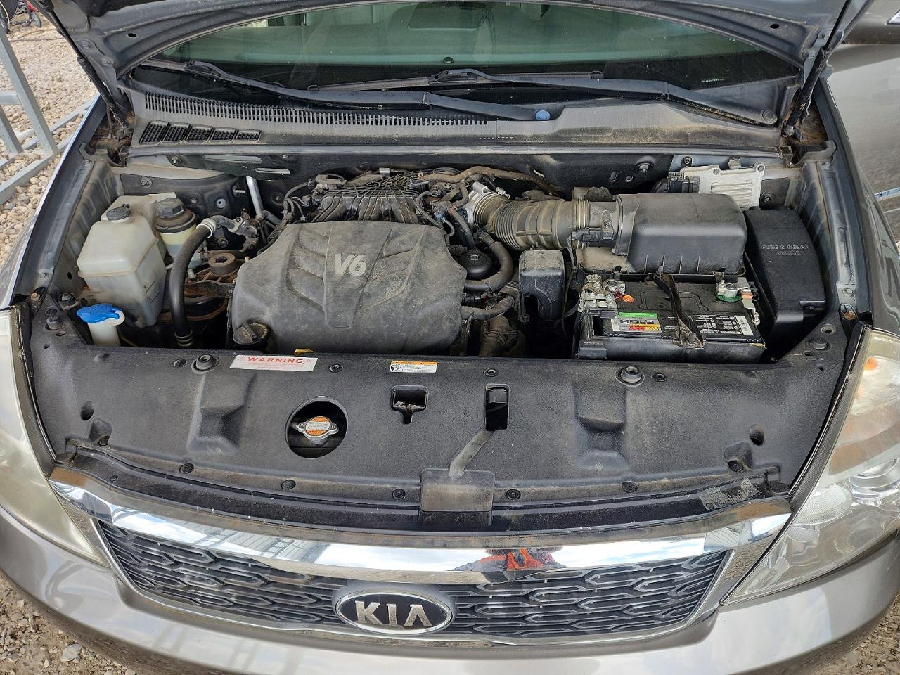2012 Kia Sedona Ex Gray vin: KNDMH4C74C6427158