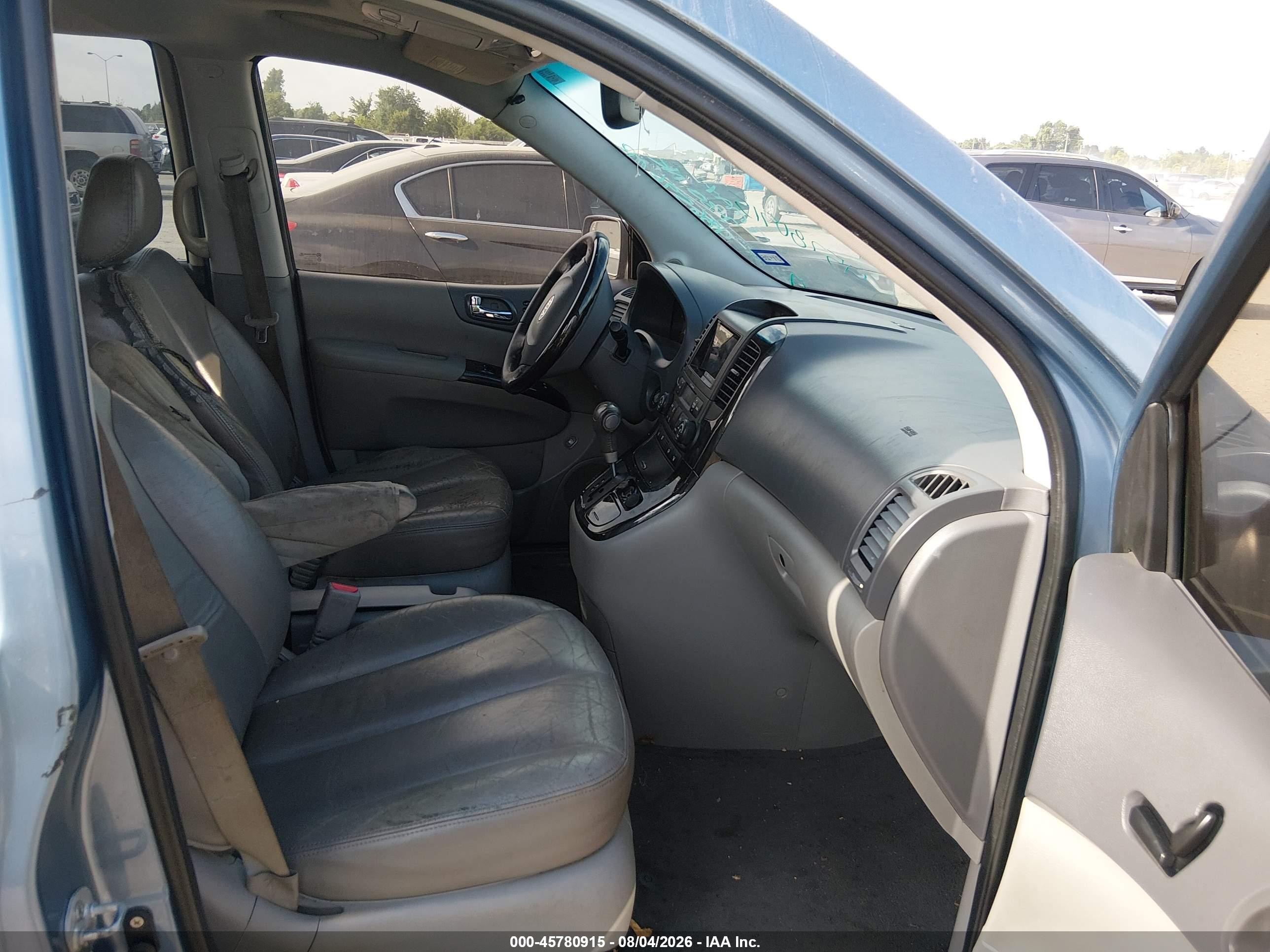 2012 Kia Sedona Ex Light Blue vin: KNDMH4C74C6486596