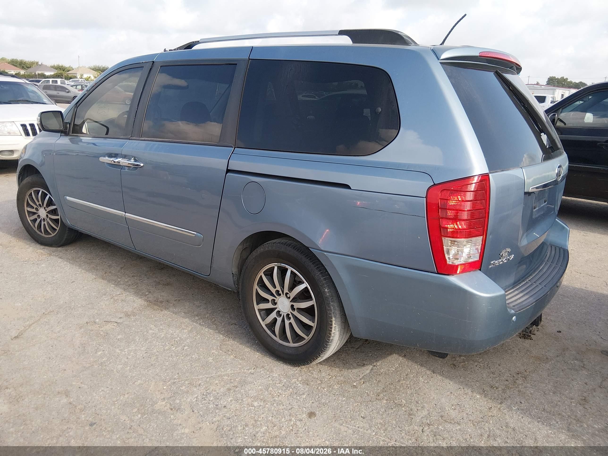 2012 Kia Sedona Ex Light Blue vin: KNDMH4C74C6486596