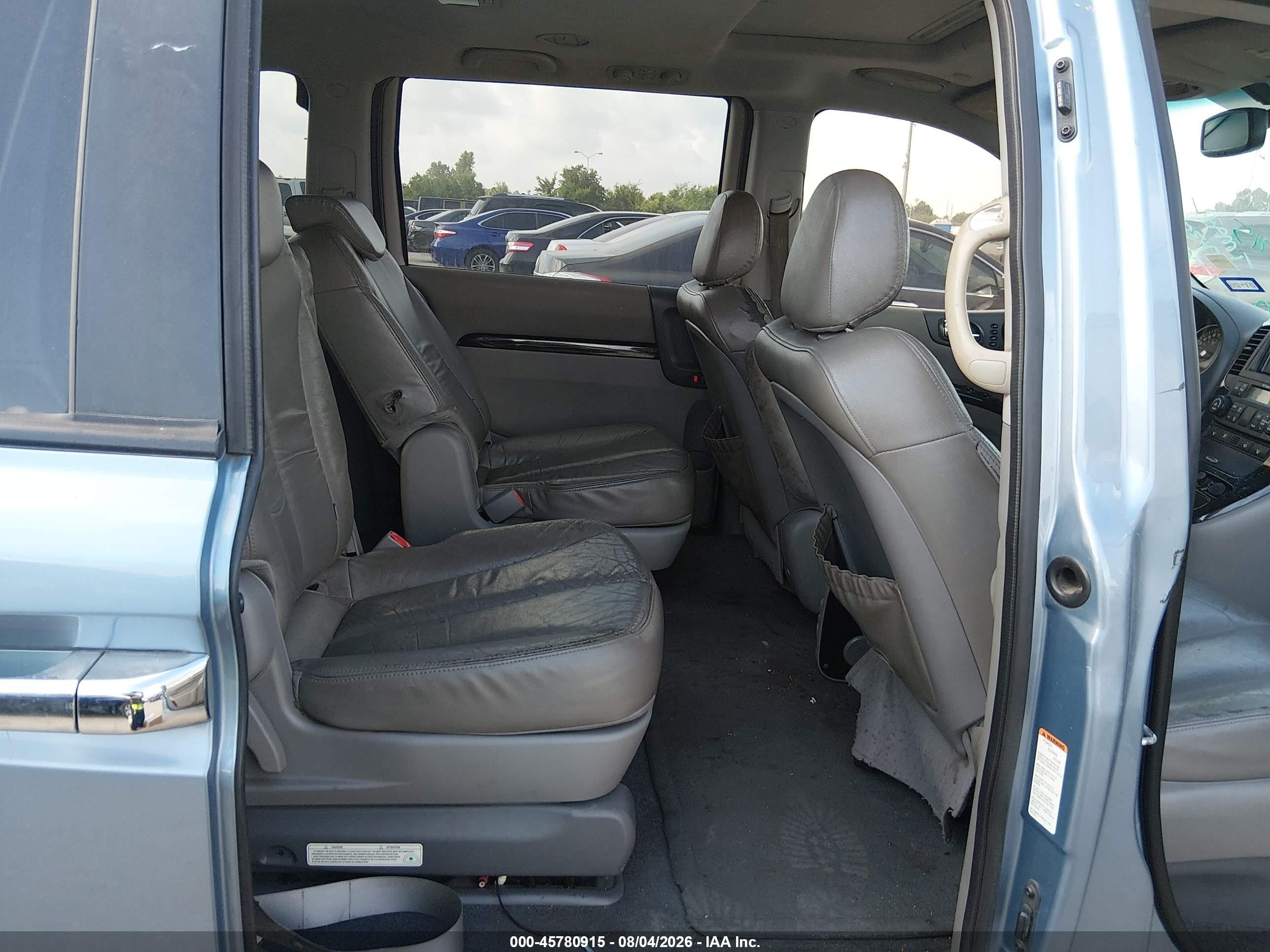 2012 Kia Sedona Ex Light Blue vin: KNDMH4C74C6486596
