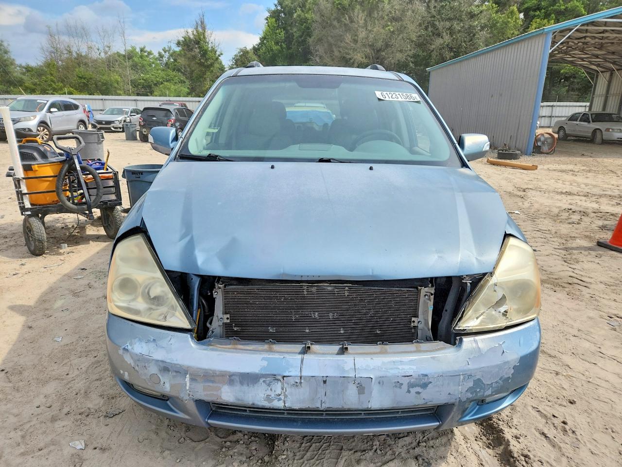 2011 Kia Sedona Ex Blue vin: KNDMH4C75B6409041