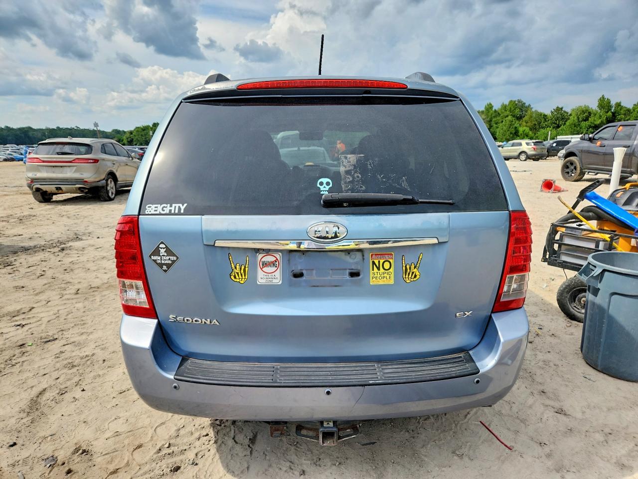 2011 Kia Sedona Ex Blue vin: KNDMH4C75B6409041