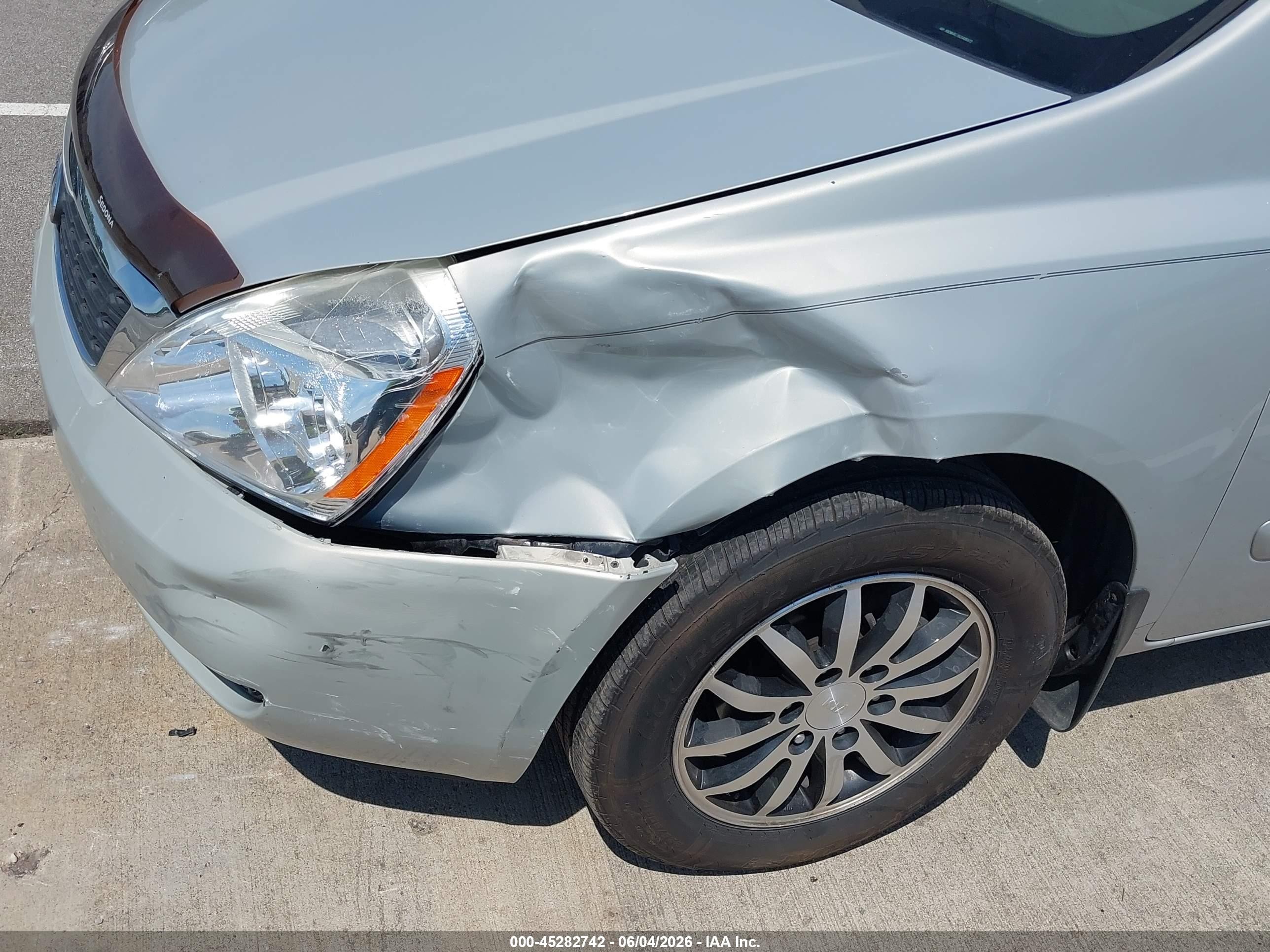 2012 Kia Sedona Ex Silver vin: KNDMH4C76C6486972