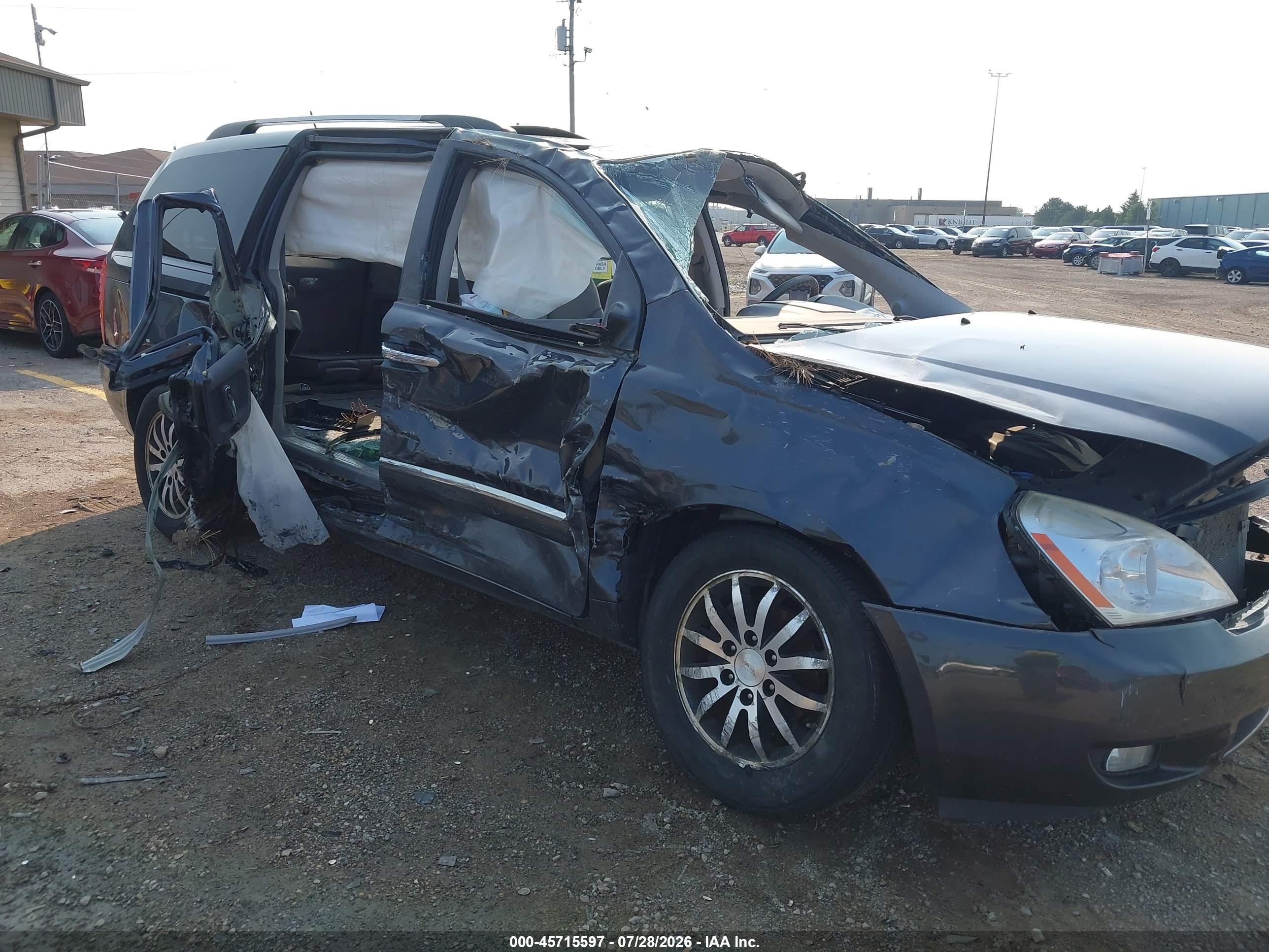 2012 Kia Sedona Ex Black vin: KNDMH4C77C6471509