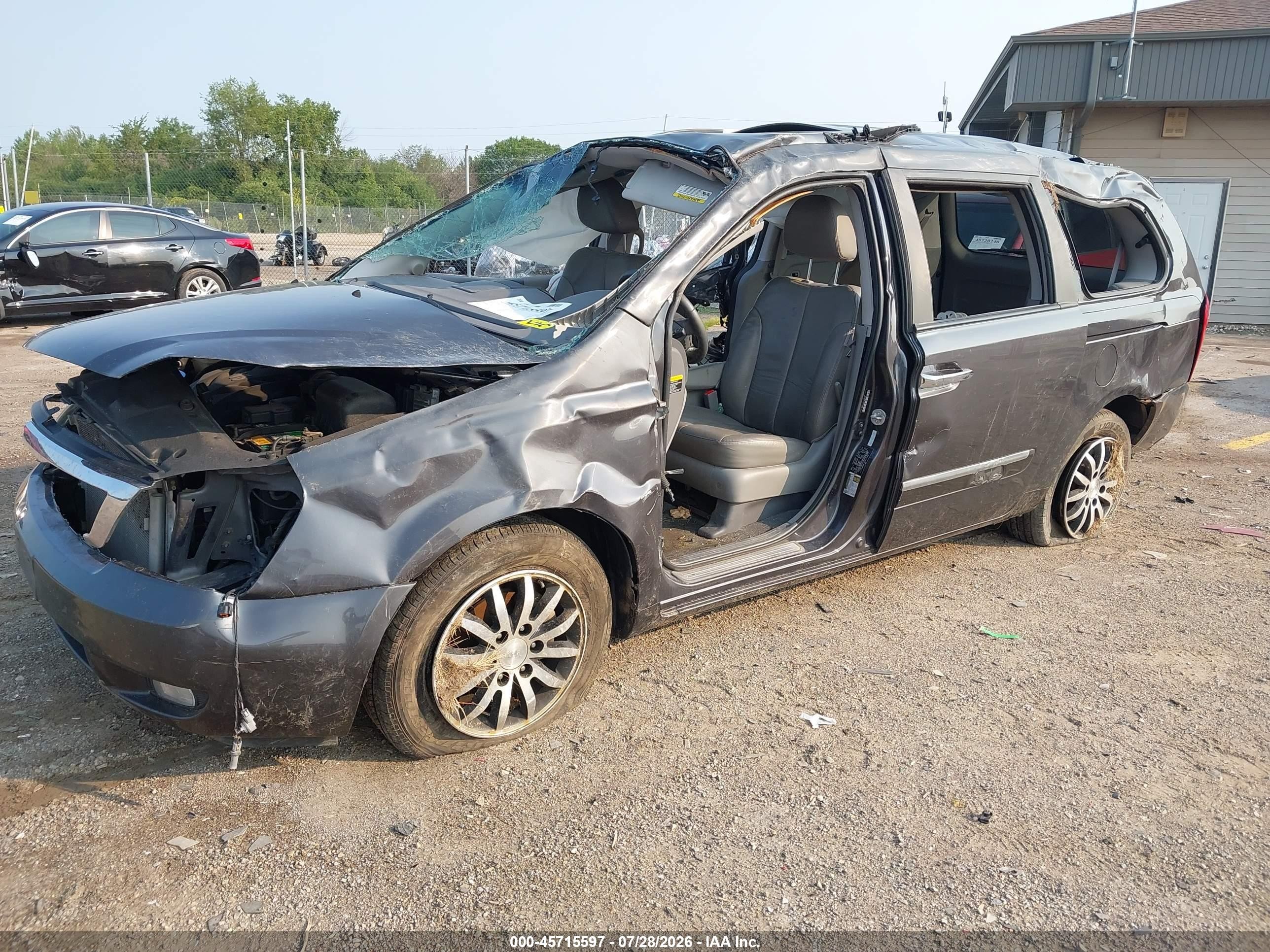 2012 Kia Sedona Ex Black vin: KNDMH4C77C6471509