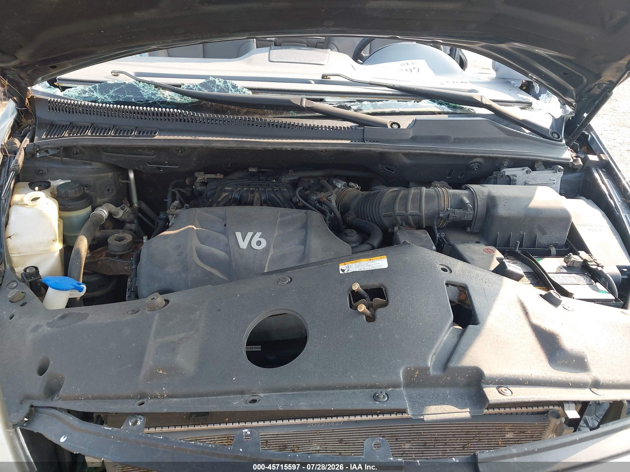 2012 Kia Sedona Ex Black vin: KNDMH4C77C6471509