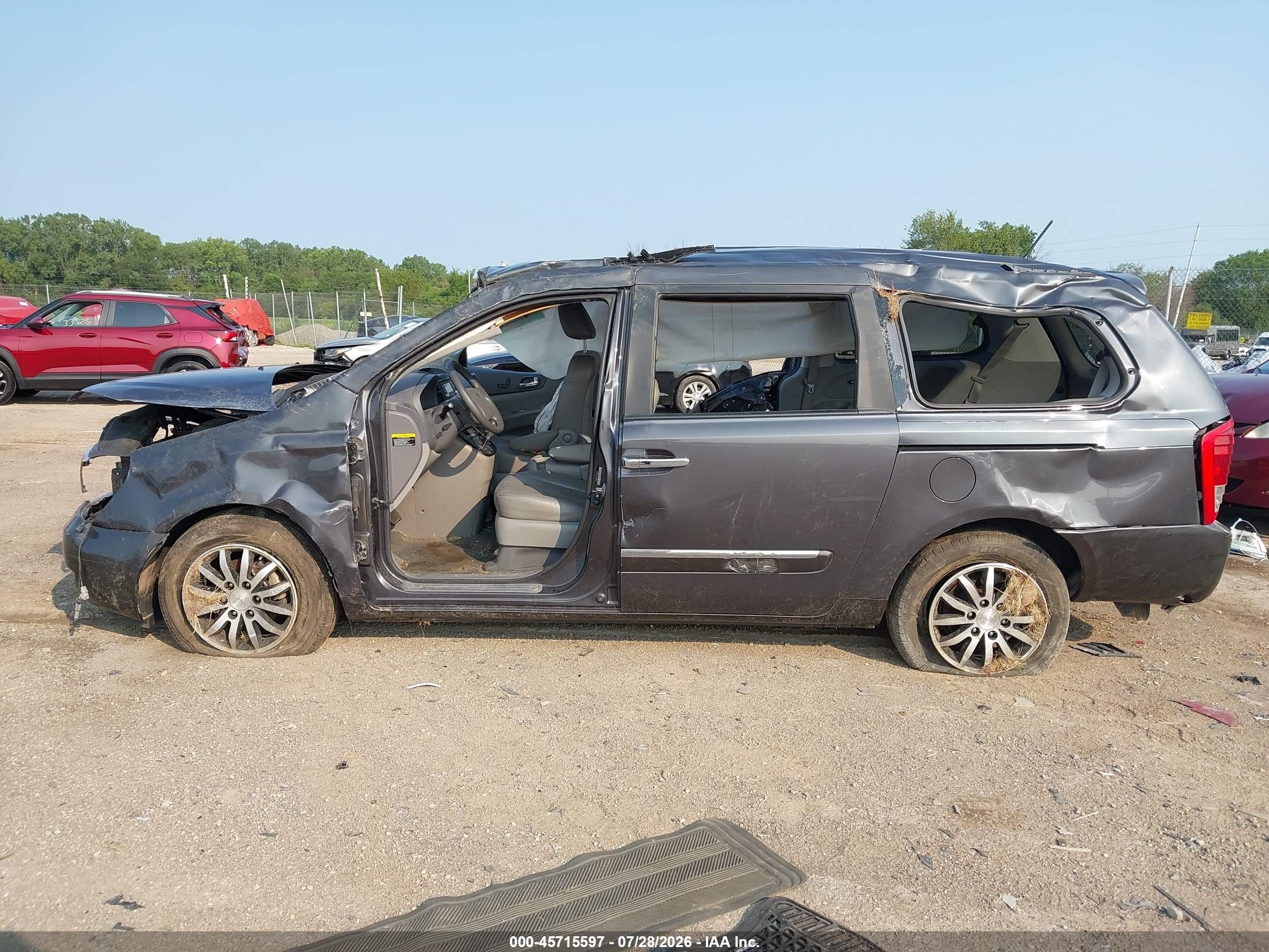2012 Kia Sedona Ex Black vin: KNDMH4C77C6471509