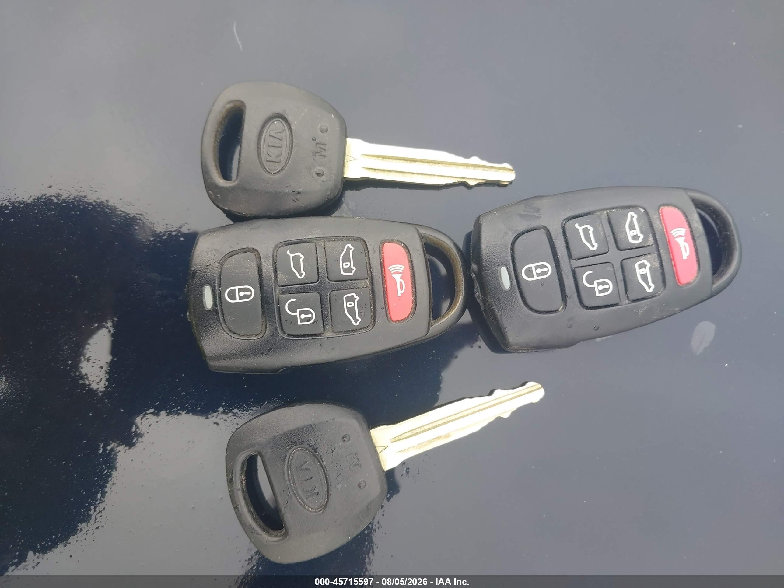 2012 Kia Sedona Ex Black vin: KNDMH4C77C6471509