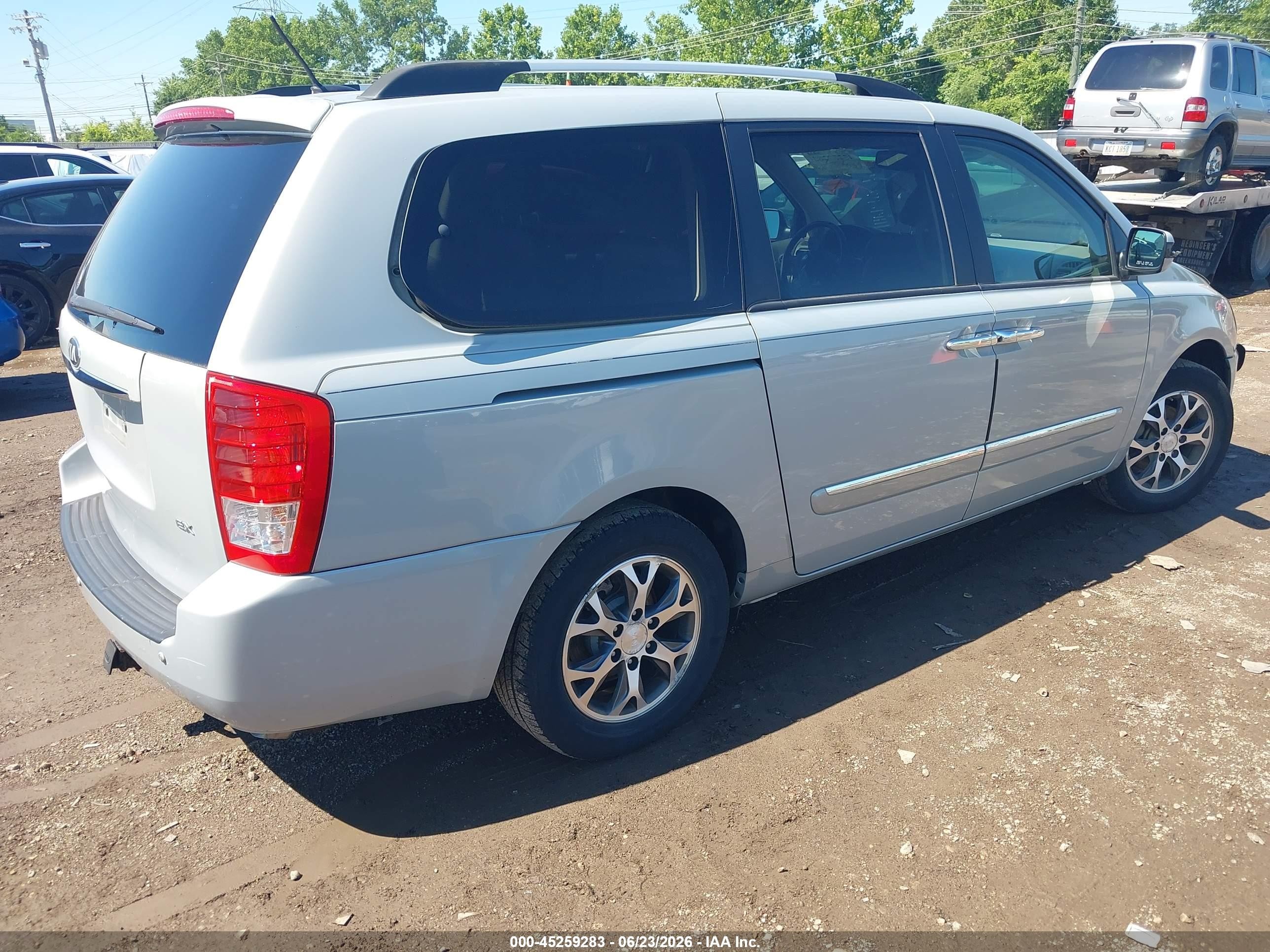2014 Kia Sedona Ex Cream vin: KNDMH4C77E6542274