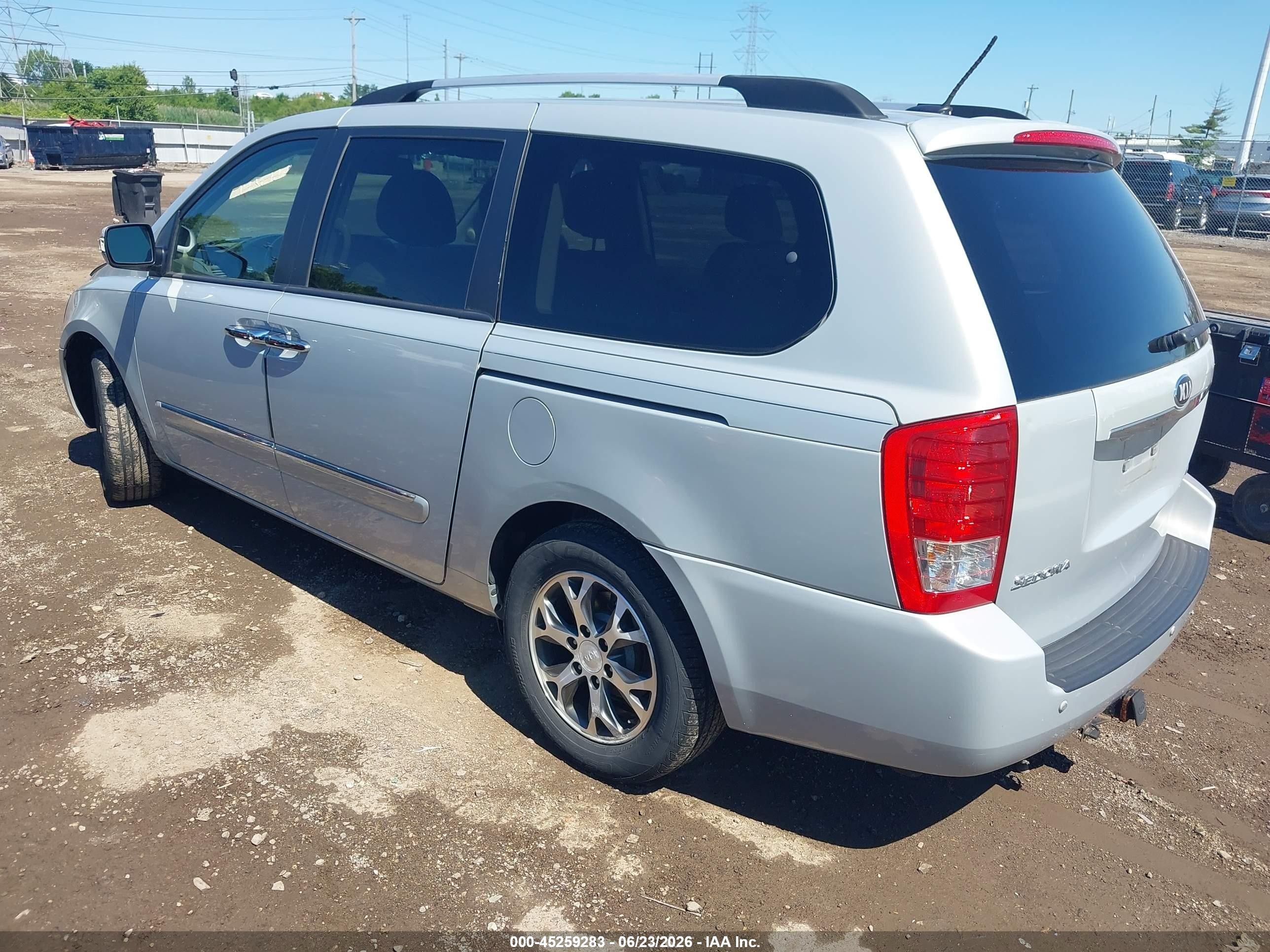 2014 Kia Sedona Ex Cream vin: KNDMH4C77E6542274